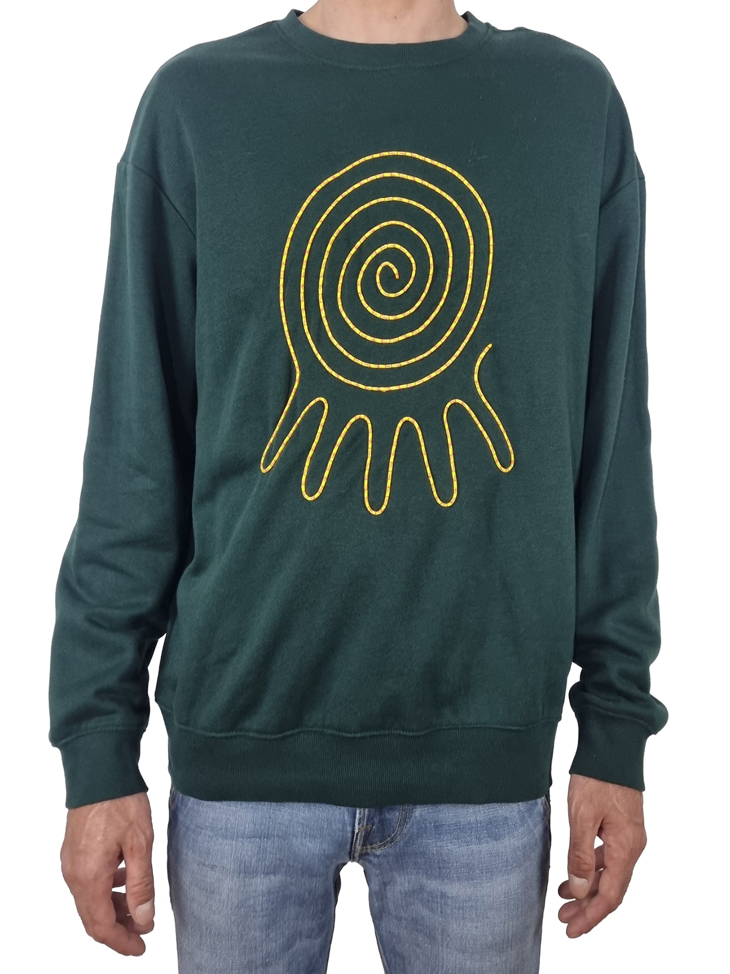 Sweatshirt verde escuro
