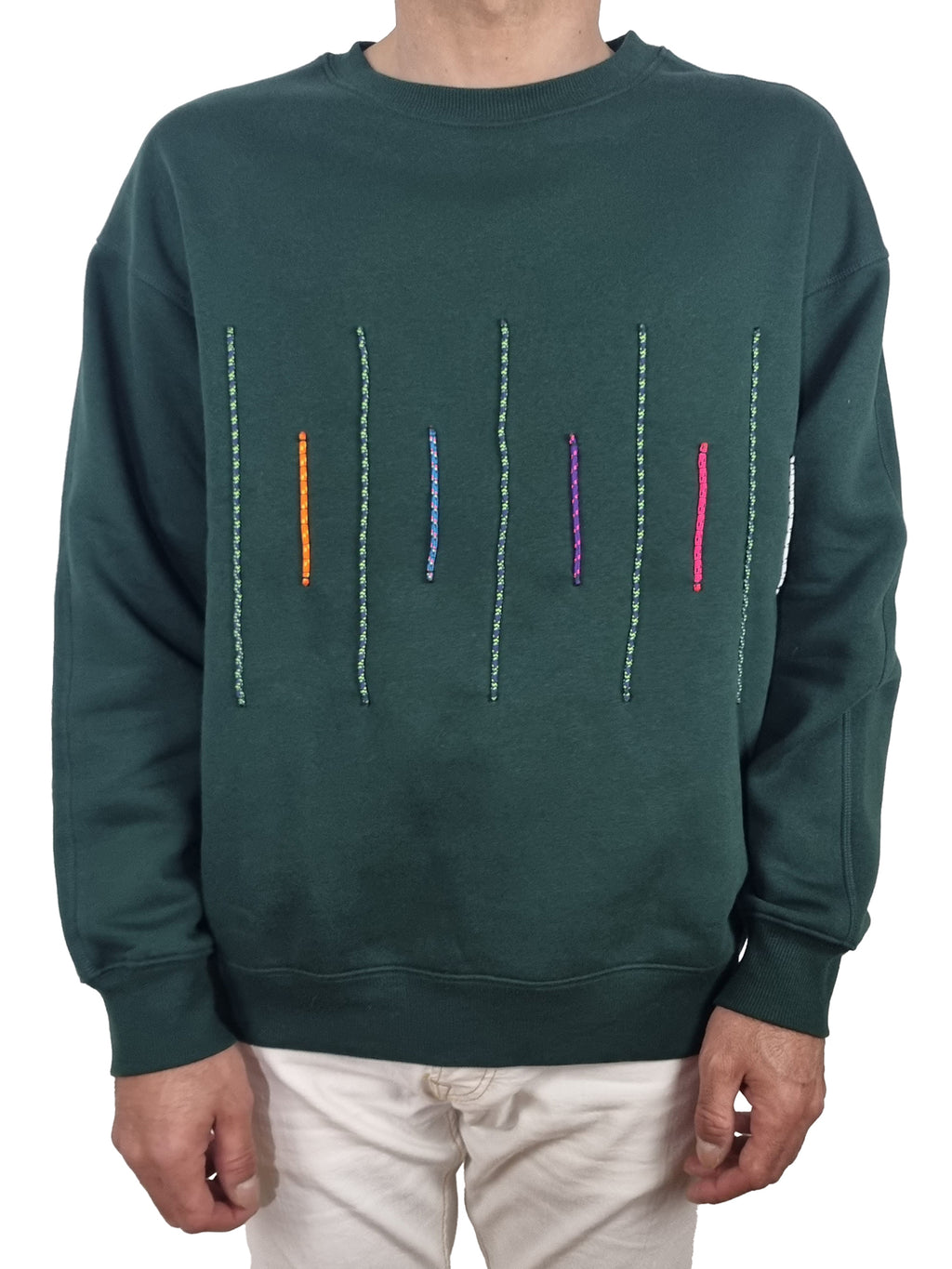 Sweatshirt verde escuro