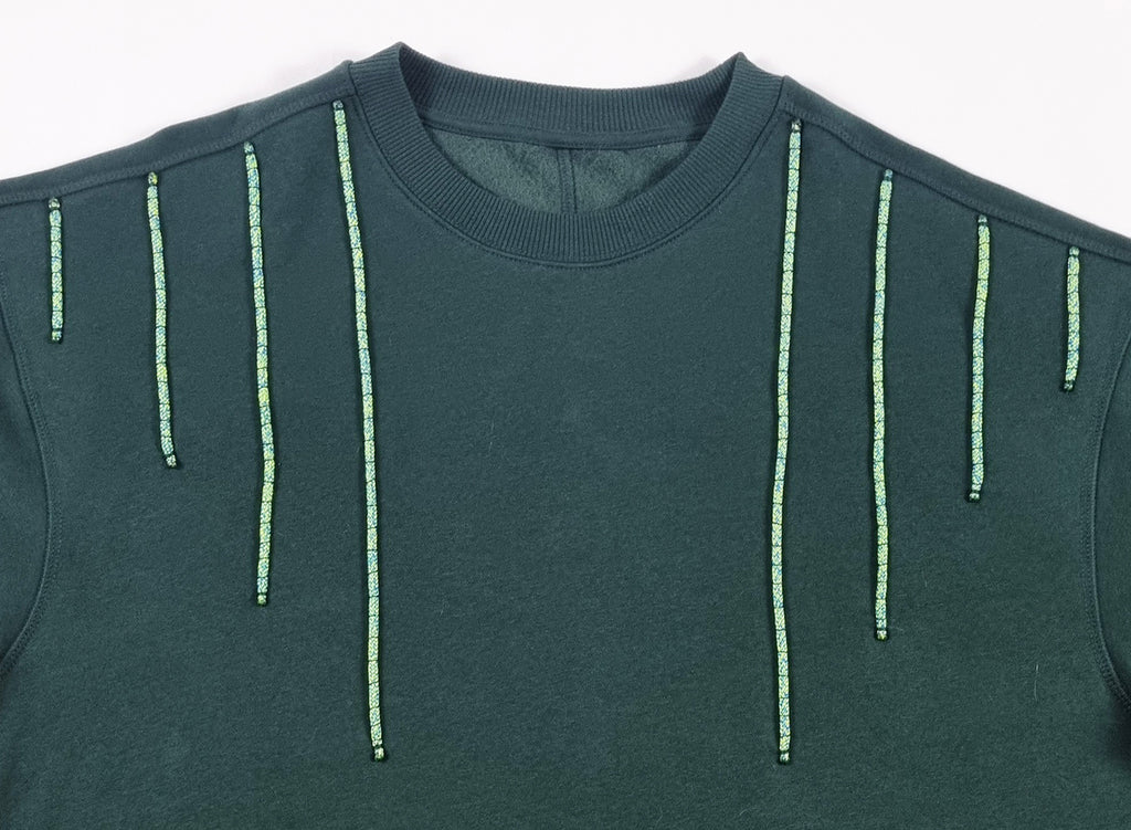 Sweatshirt verde escuro