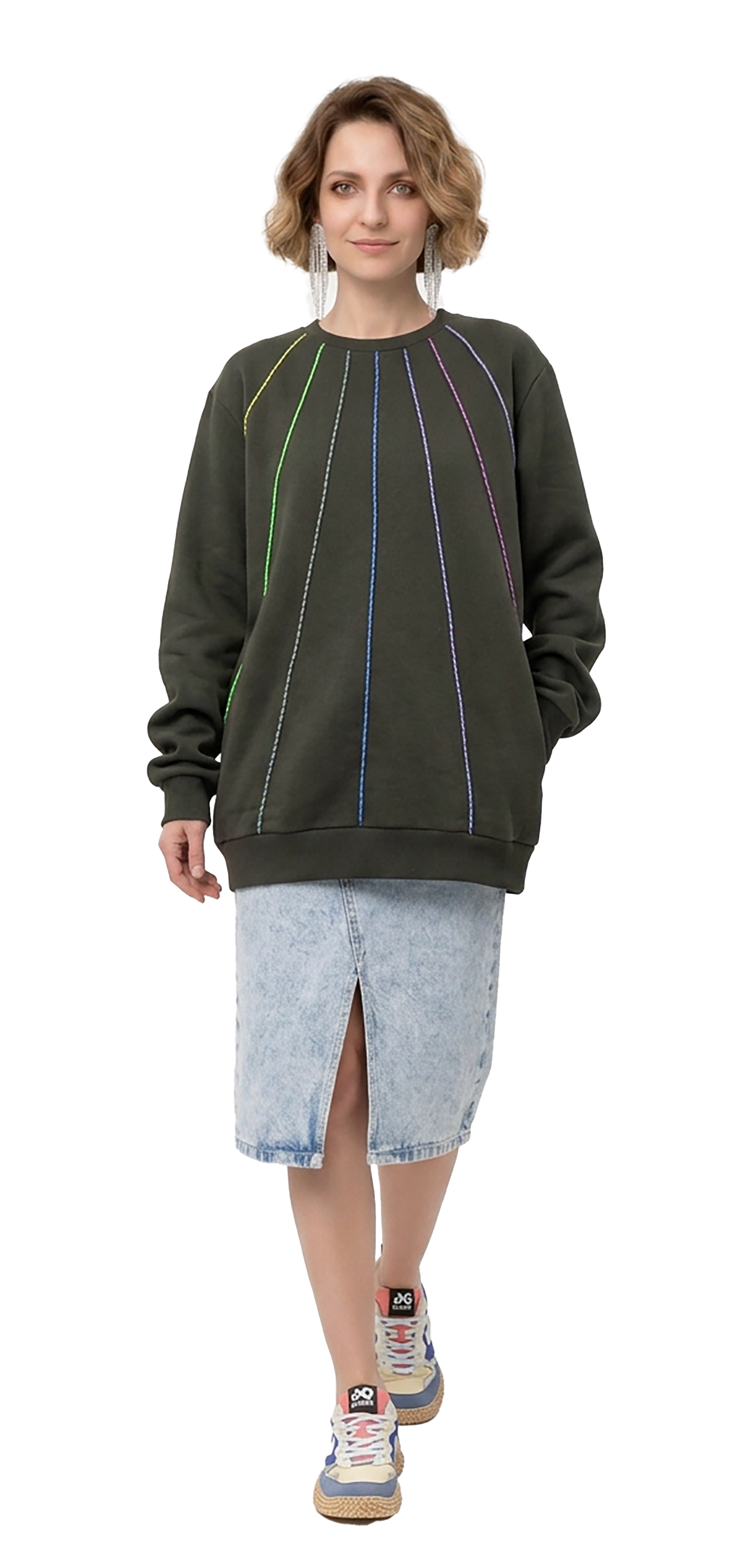 Dark dry green Sweatshirt