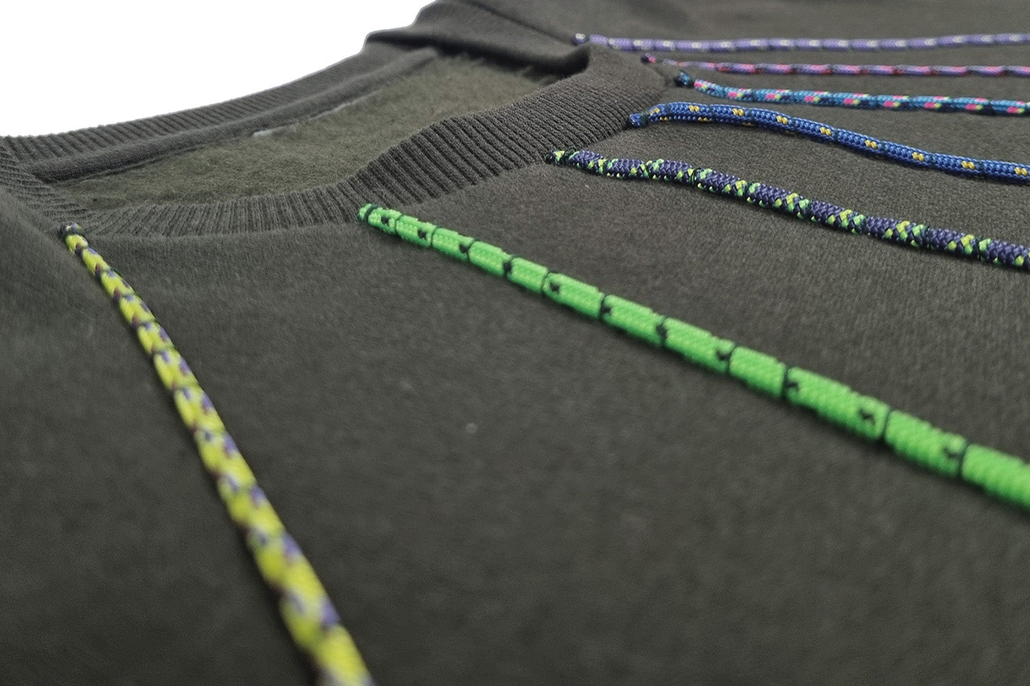 Sweatshirt verde seco escuro