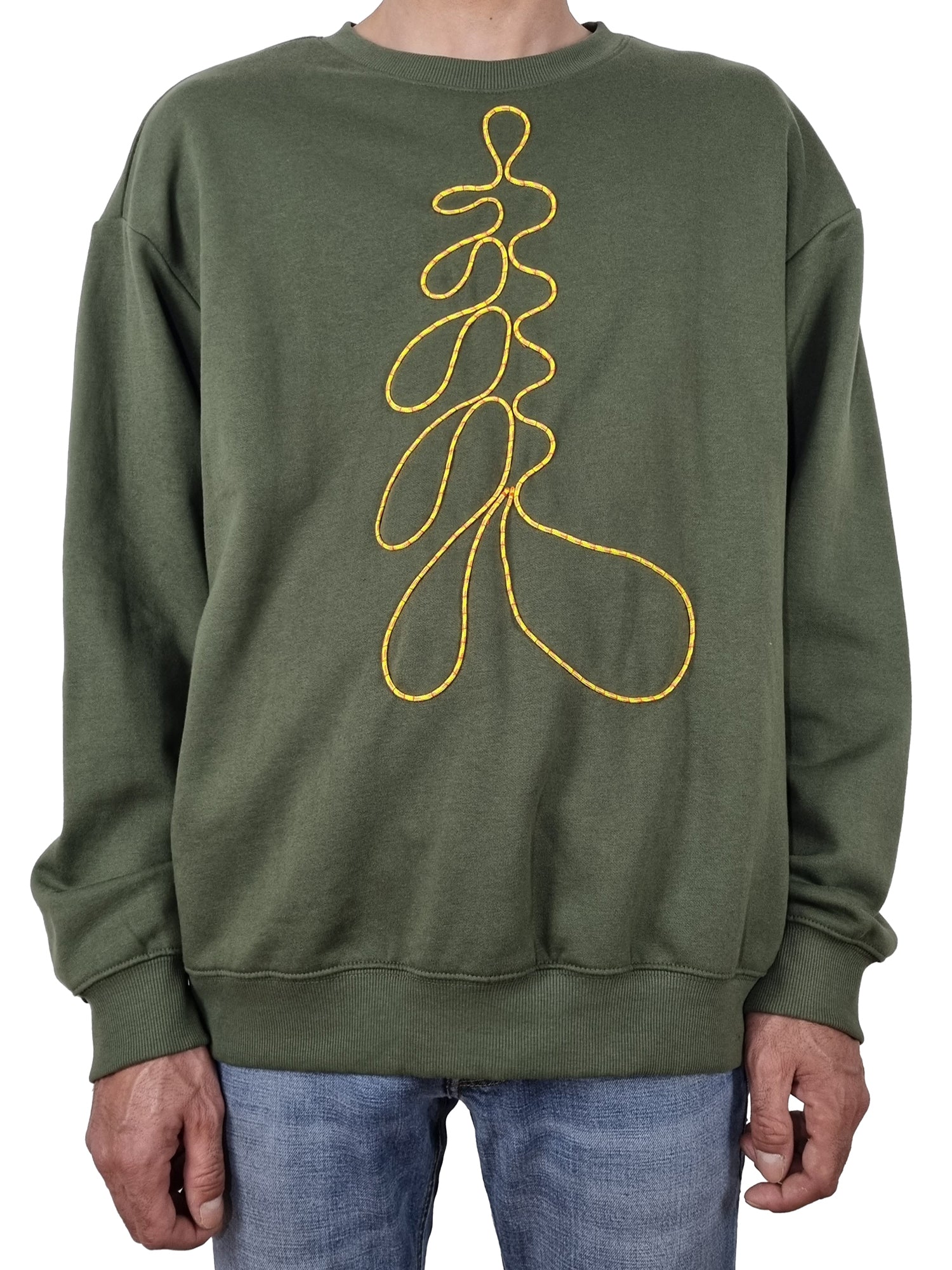 Sweatshirt verde seco claro