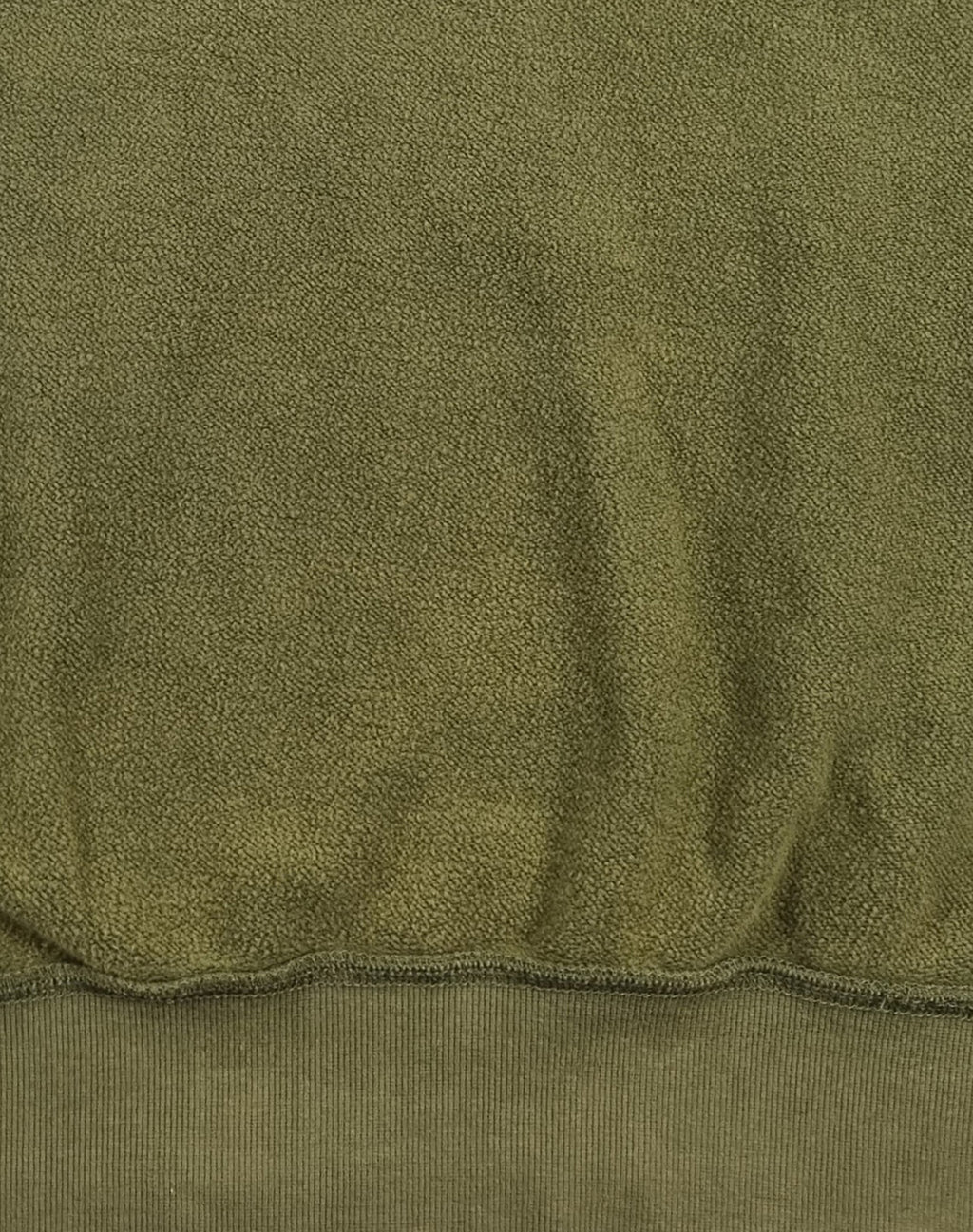 Sweatshirt verde seco desbotado