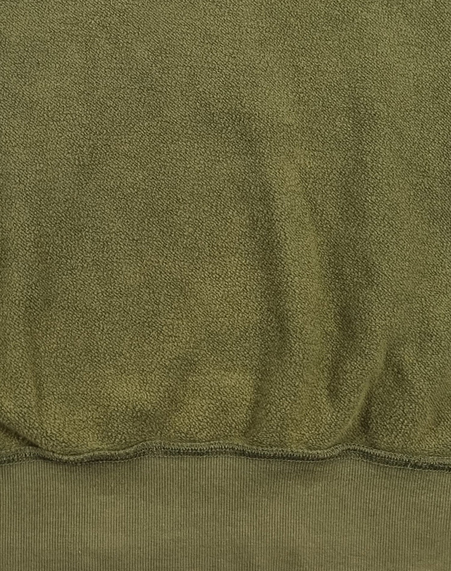 Sweatshirt verde seco desbotado