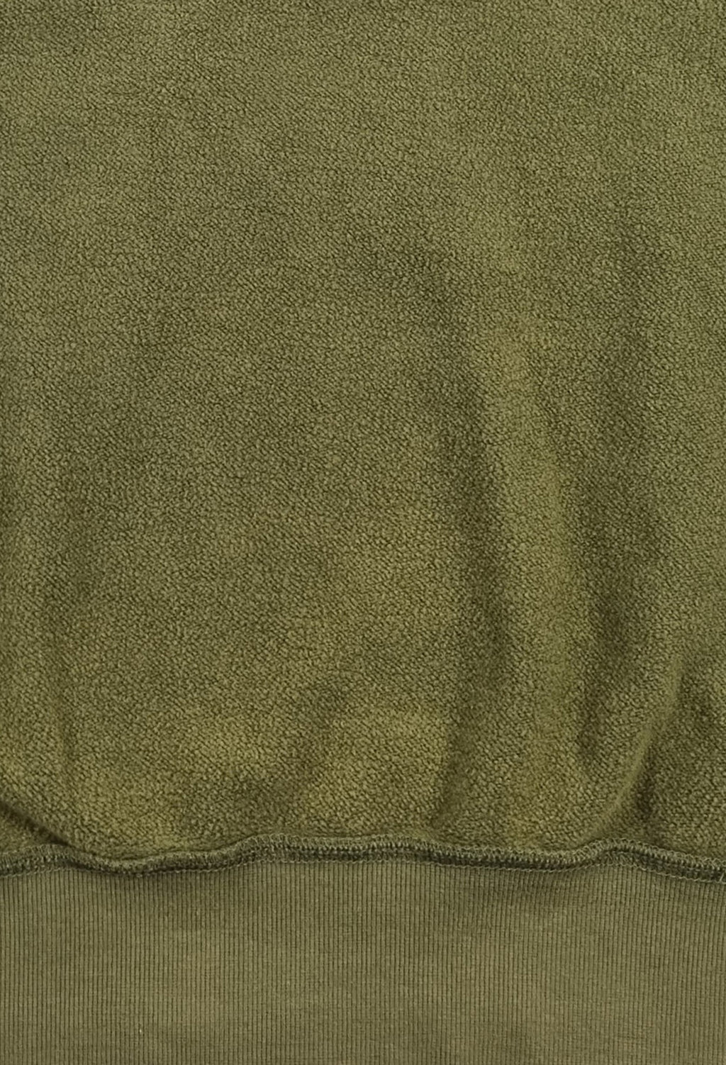 Sweatshirt verde seco desbotado