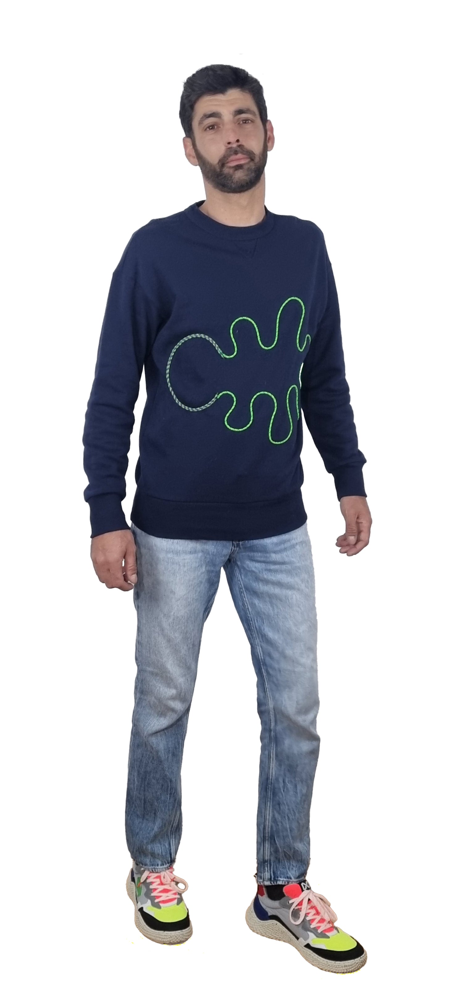 Sweatshirt azul escuro