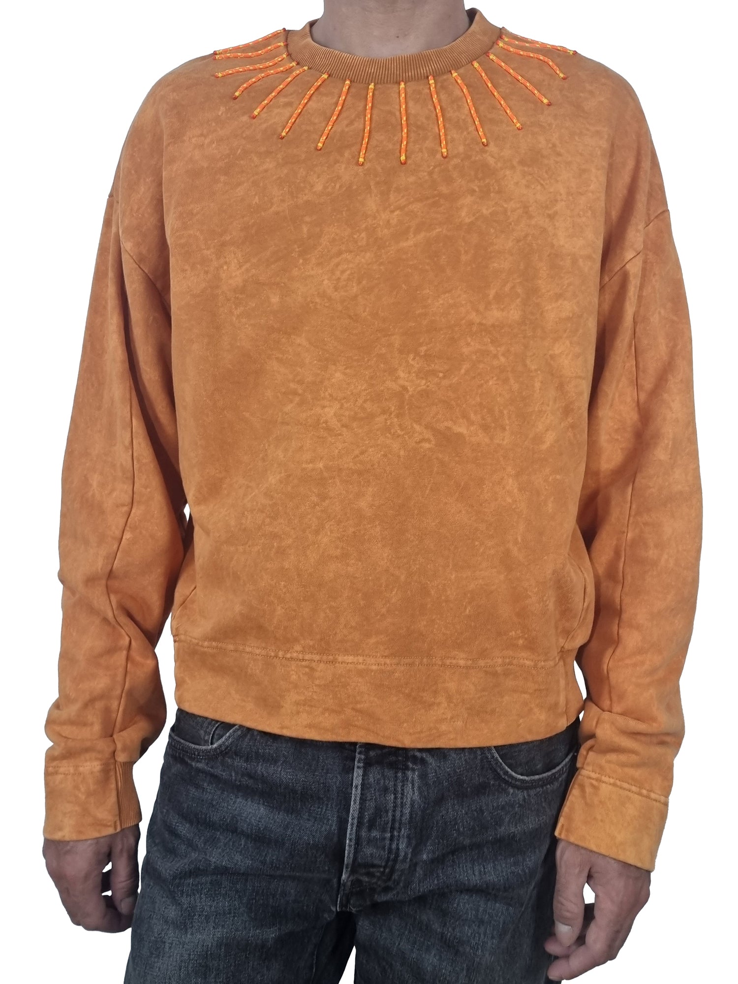 Sweatshirt laranja seco
