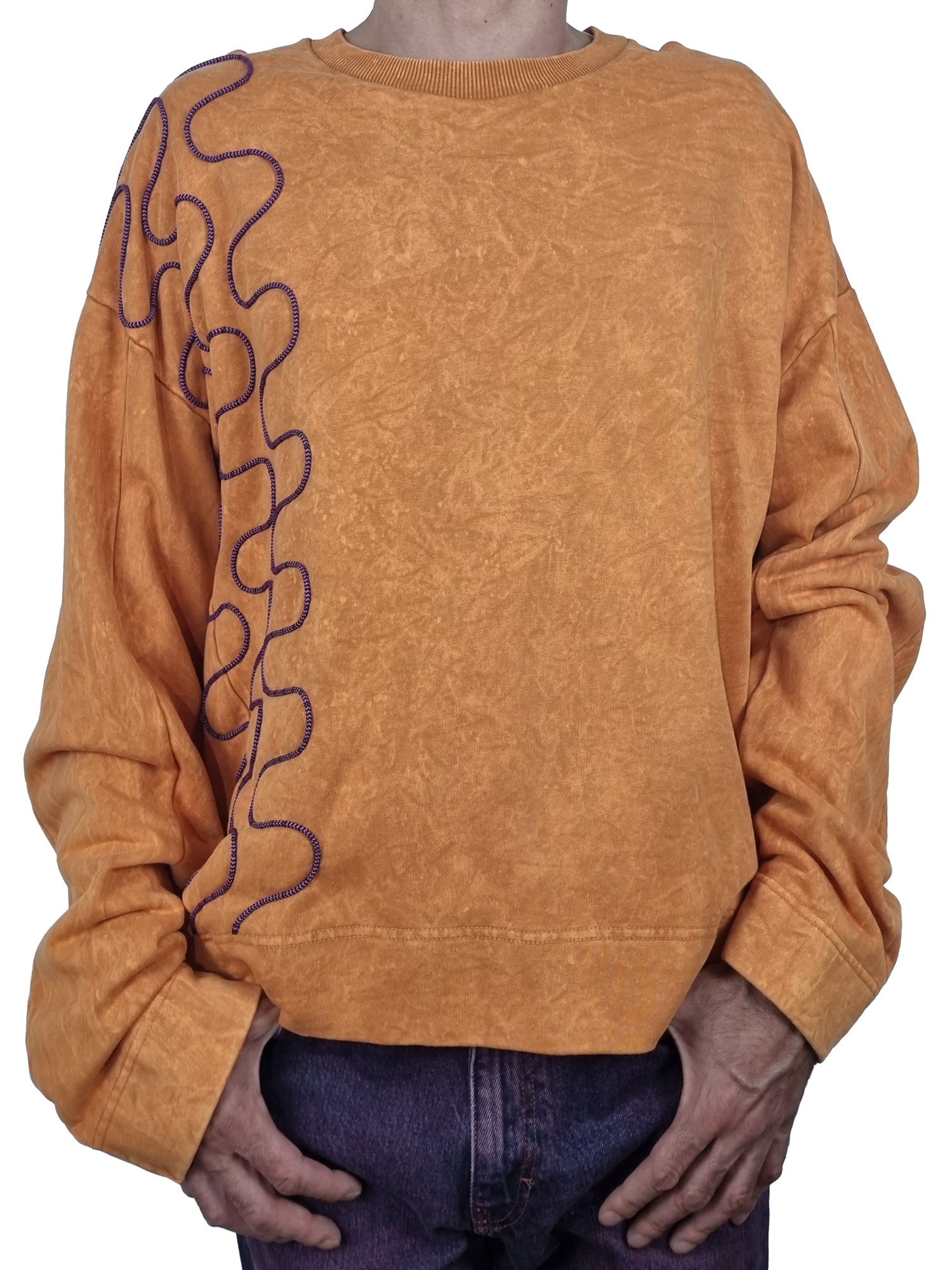Sweatshirt laranja seco