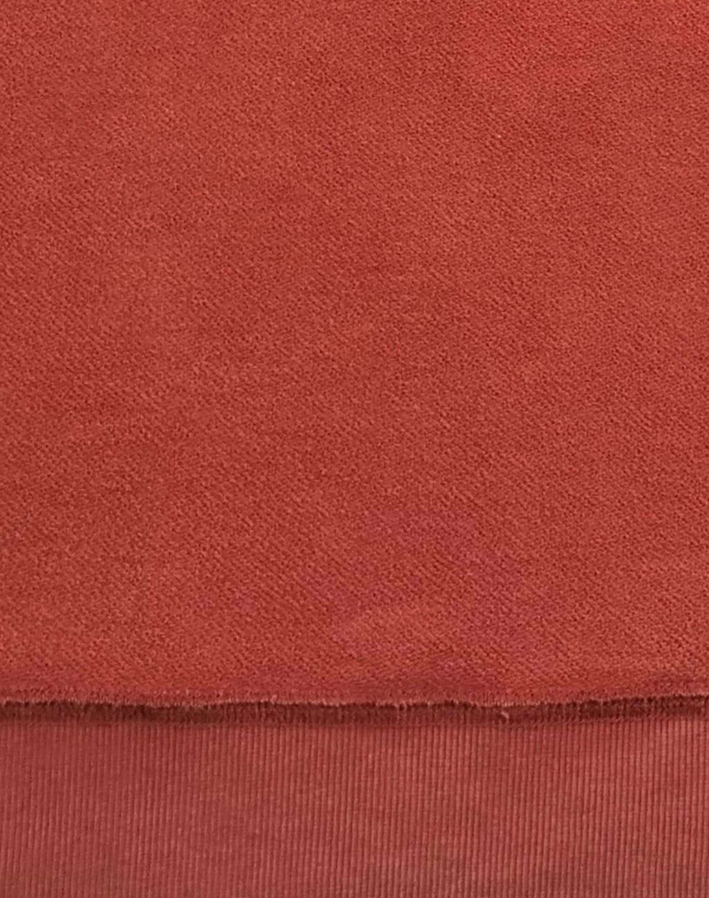Sweatshirt vermelho seco desbotado