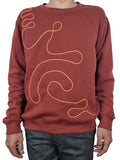 Brick-colored Sweatshirt