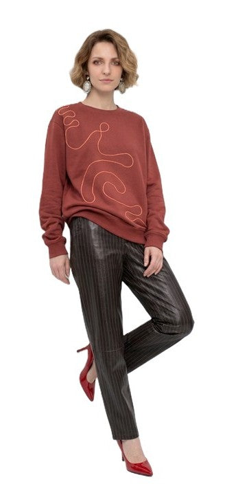 Sweatshirt tijolo