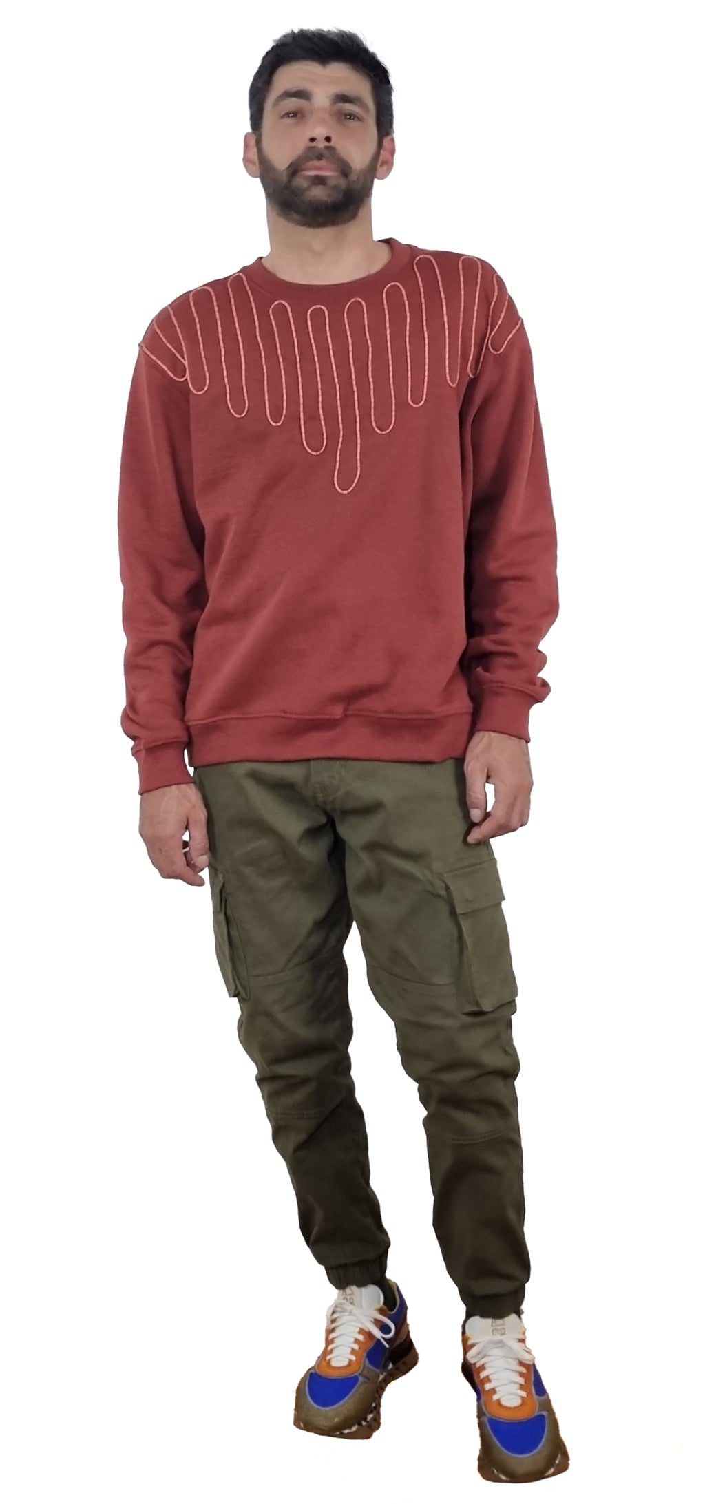 Brick-colored Sweatshirt