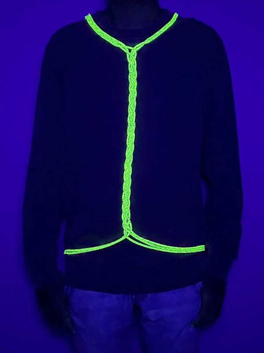 Sweatshirt azul seco desbotado