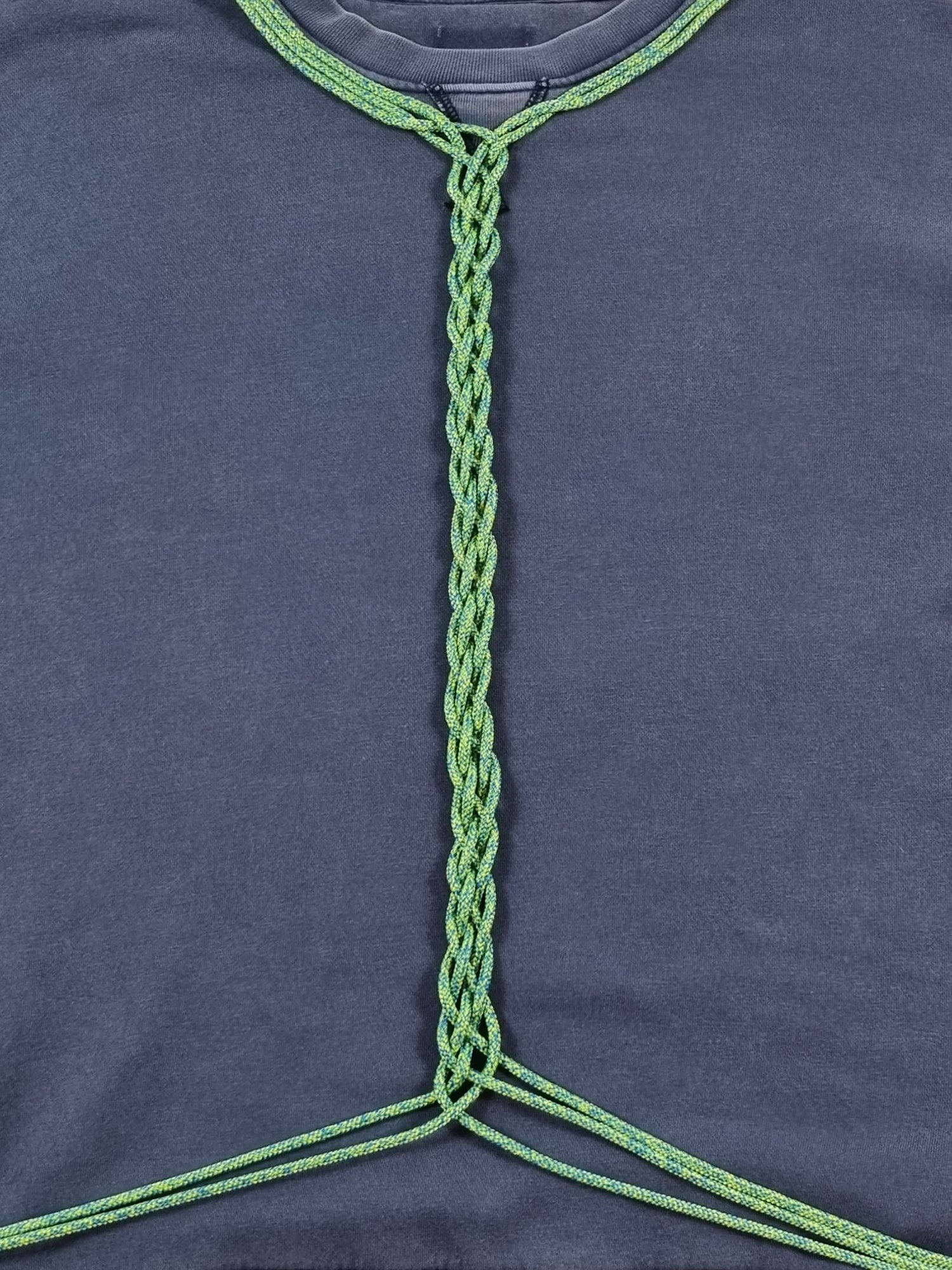 Sweatshirt azul seco desbotado