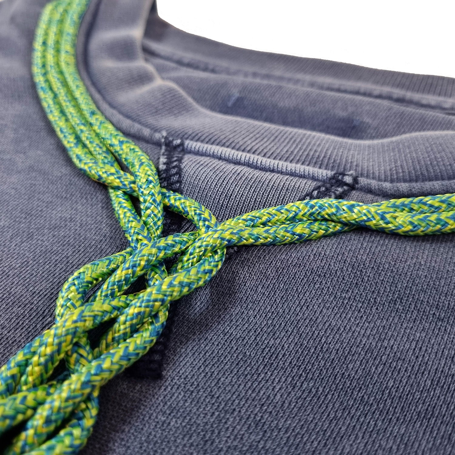 Sweatshirt azul seco desbotado