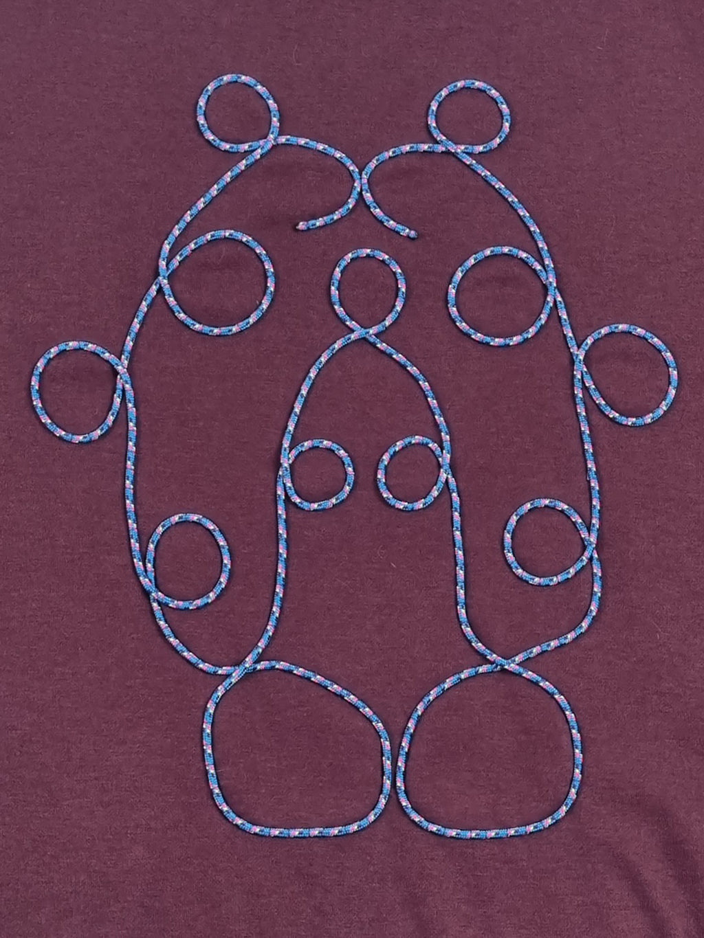 Sweatshirt bordô