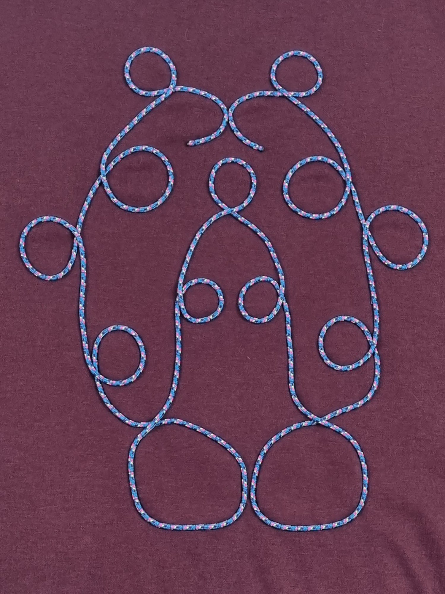 Sweatshirt bordô