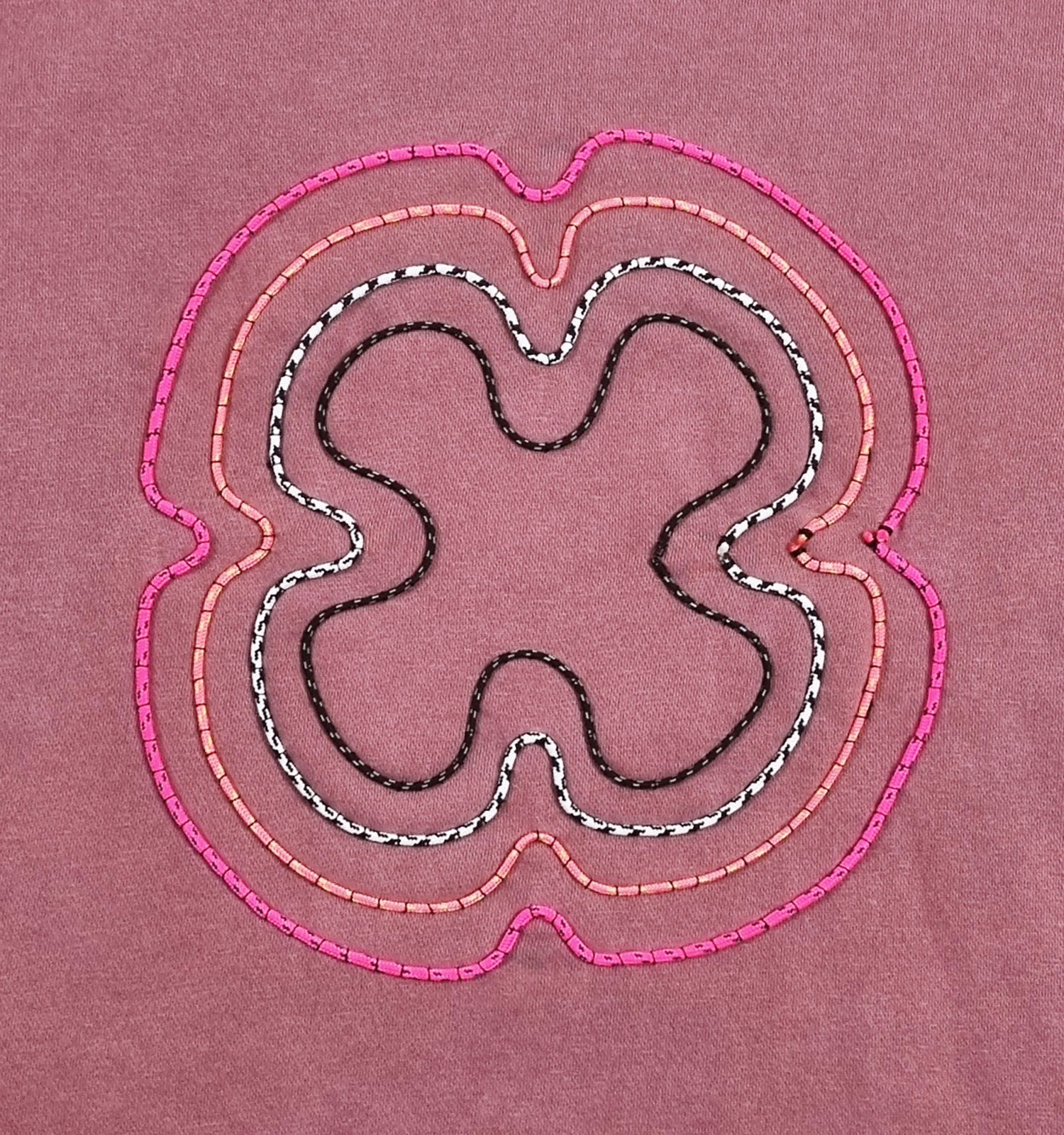 Sweatshirt rosa velho desbotado