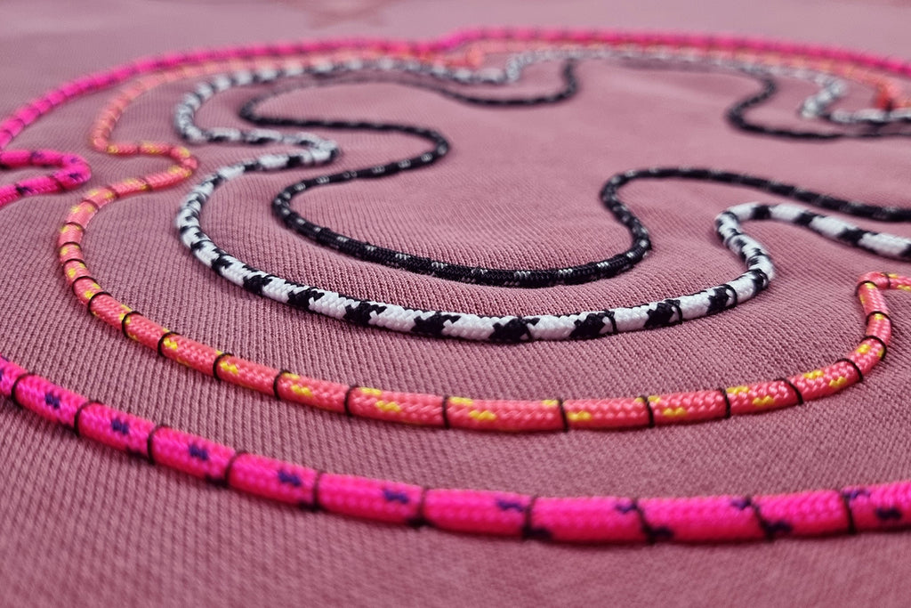 Sweatshirt rosa velho desbotado