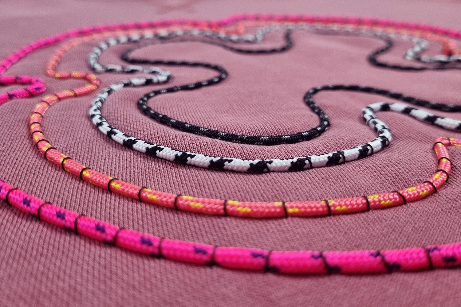 Sweatshirt rosa velho desbotado