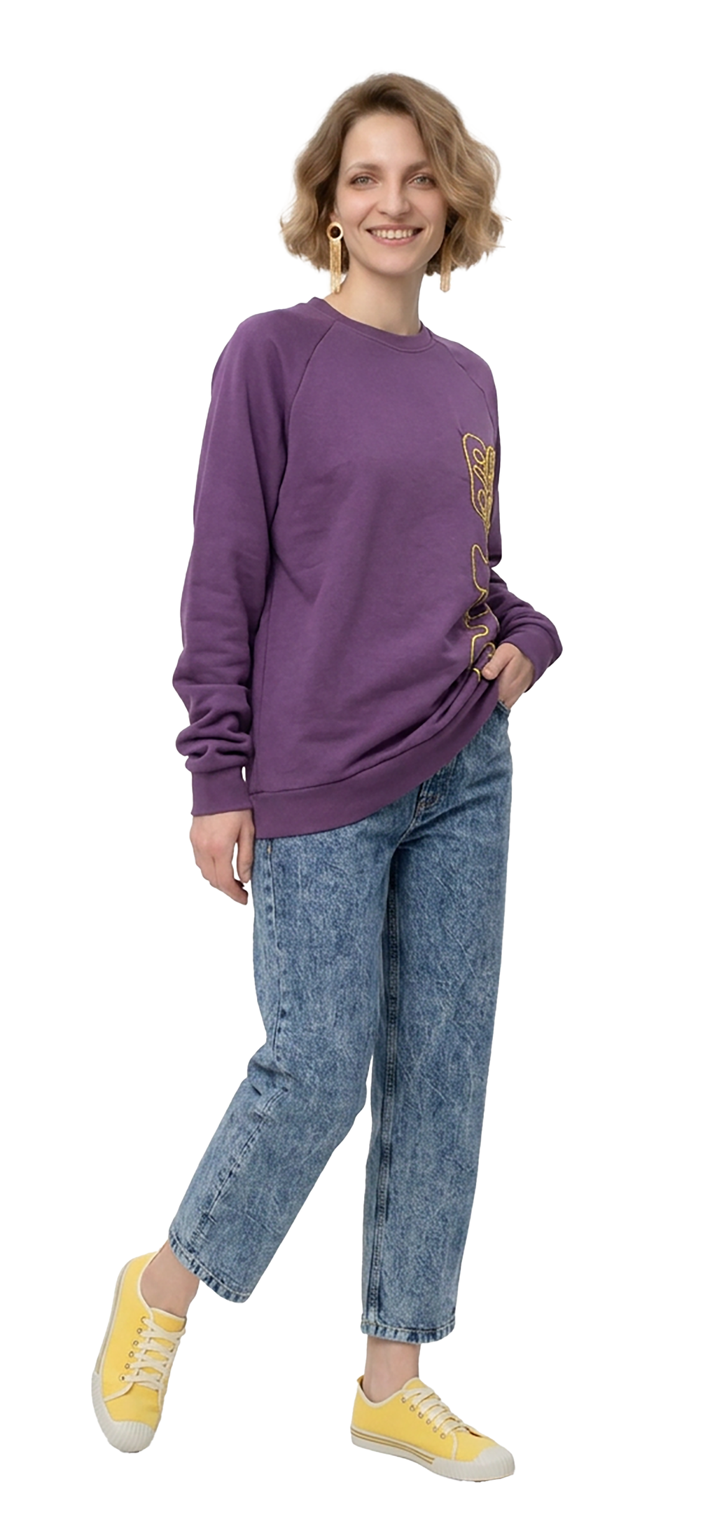 Sweatshirt roxo