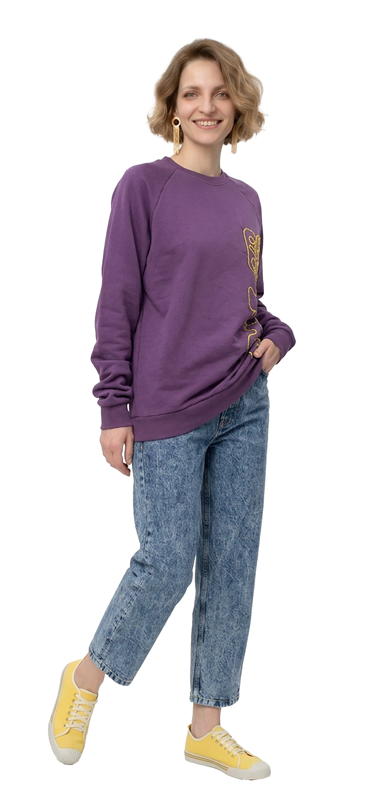 Sweatshirt roxo