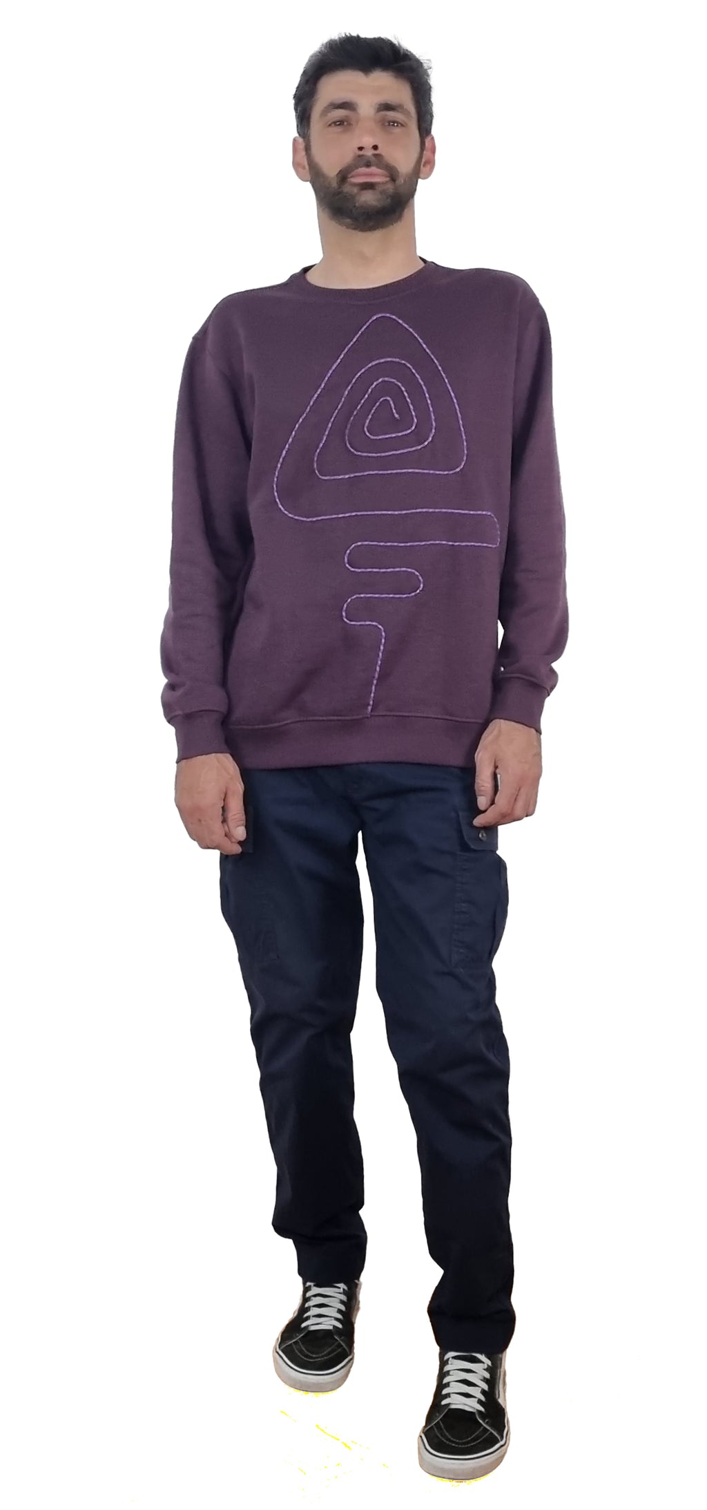 Burgundy purple Sweatshirt