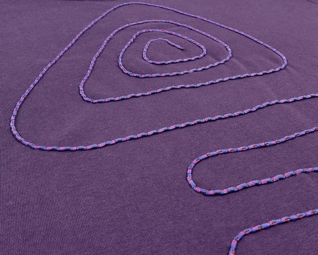Sweatshirt roxo grená