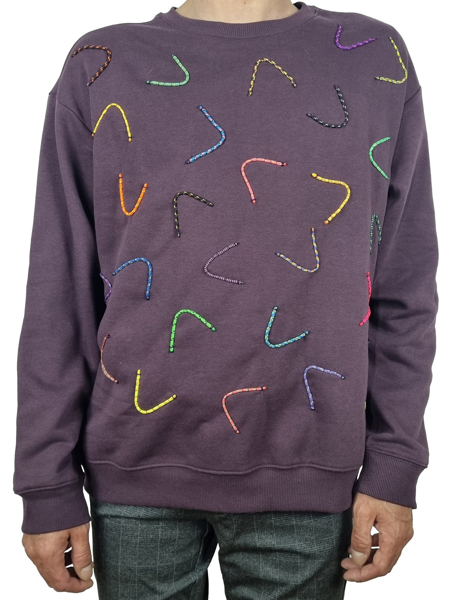 Sweatshirt roxo seco