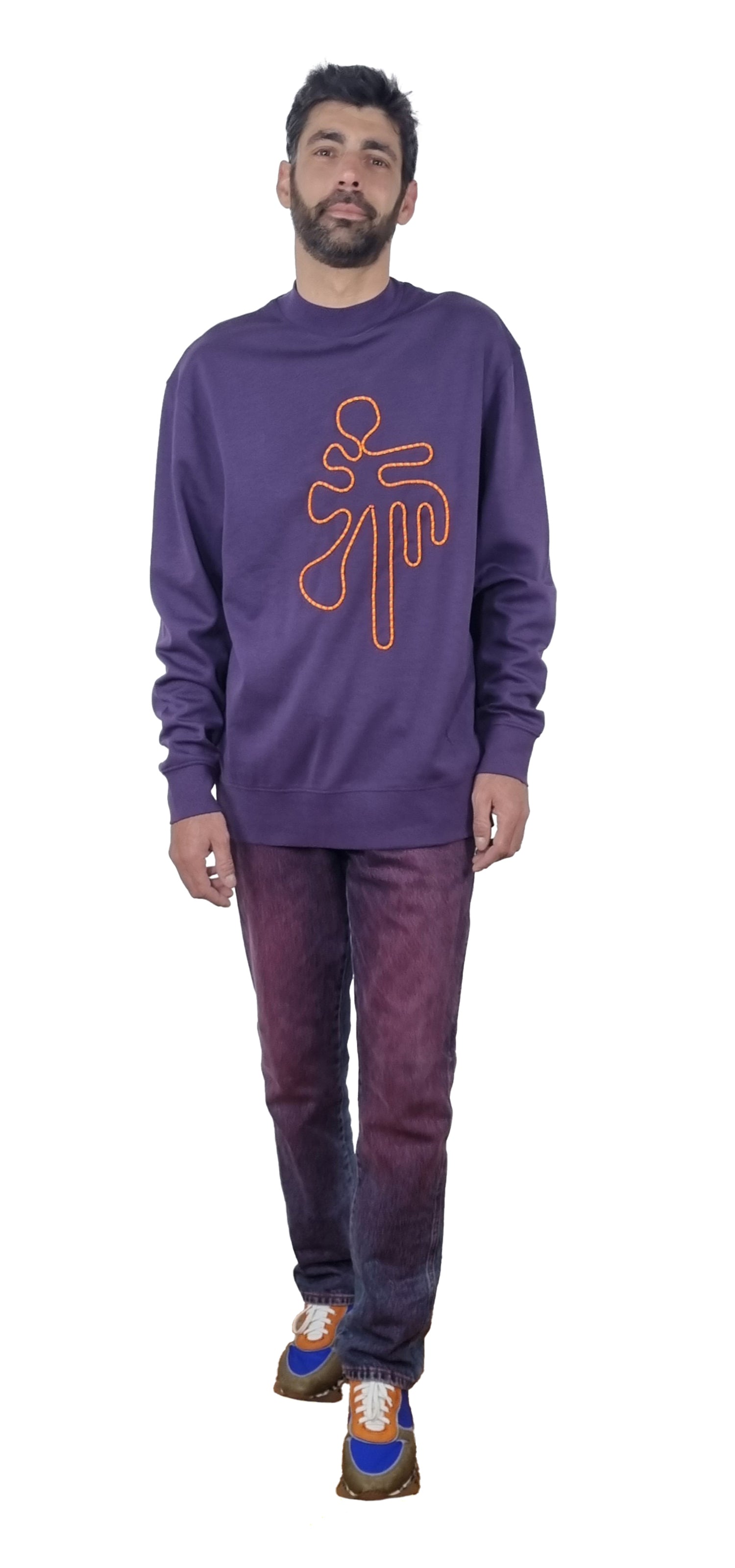Sweatshirt roxo