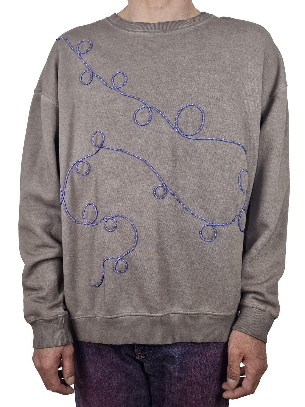 Sweatshirt bege desbotado