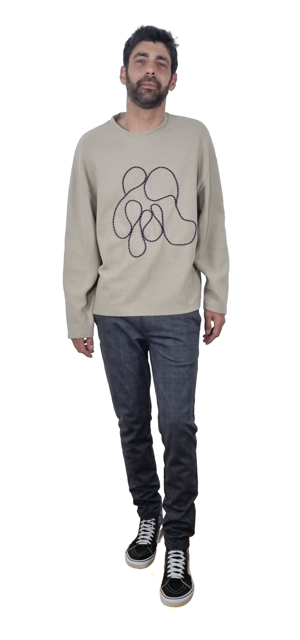 Sweatshirt café com leite