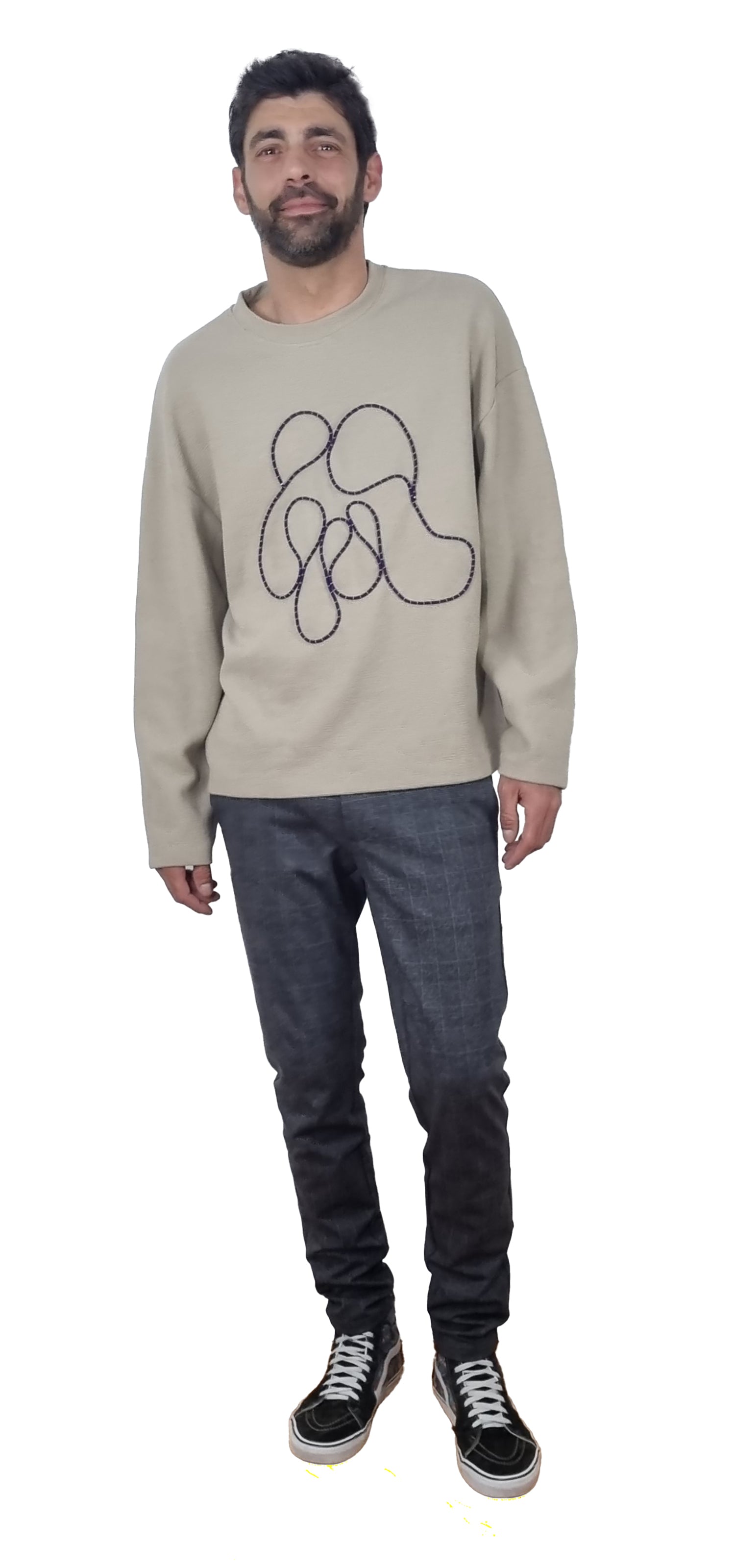 Sweatshirt café com leite