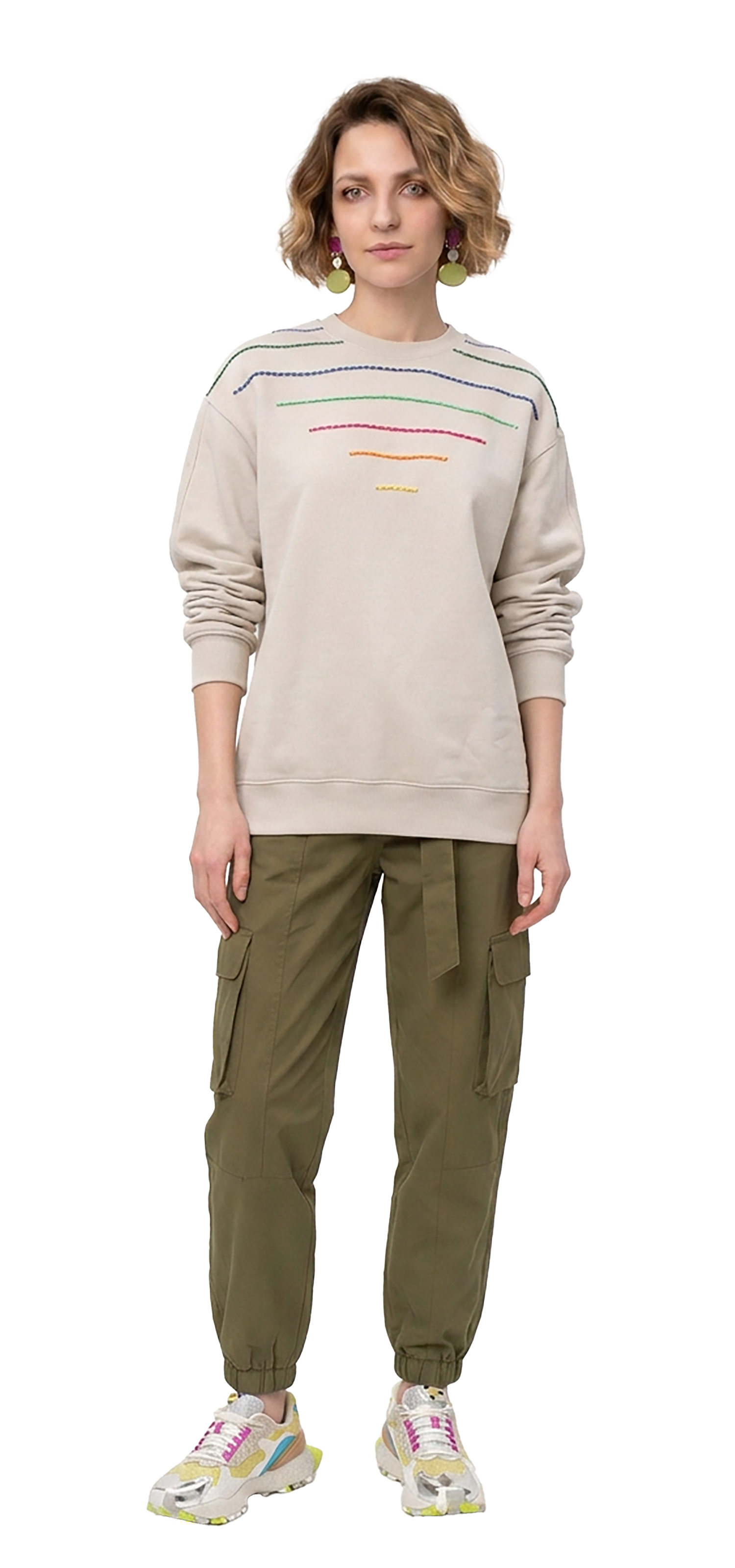 Beige Sweatshirt