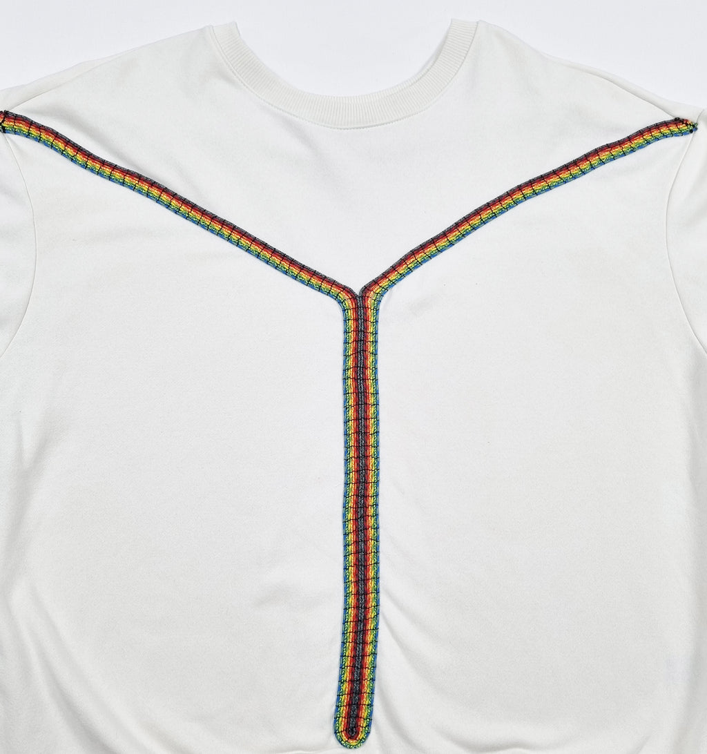 Pearl-colored Sweatshirt
