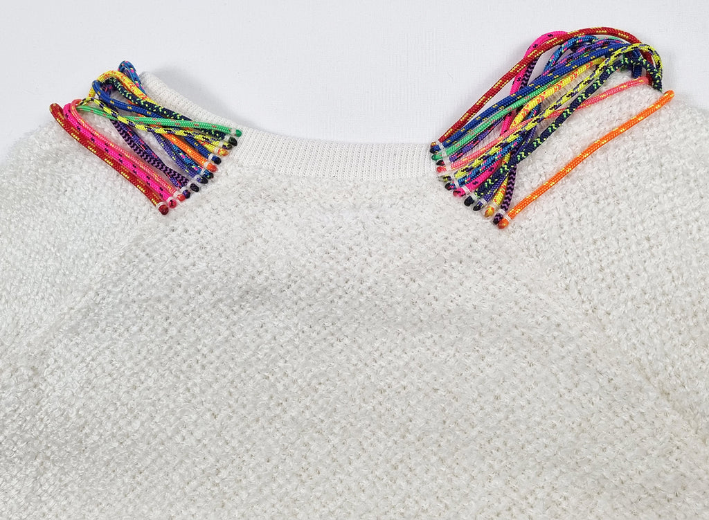 Pearl-colored Sweatshirt