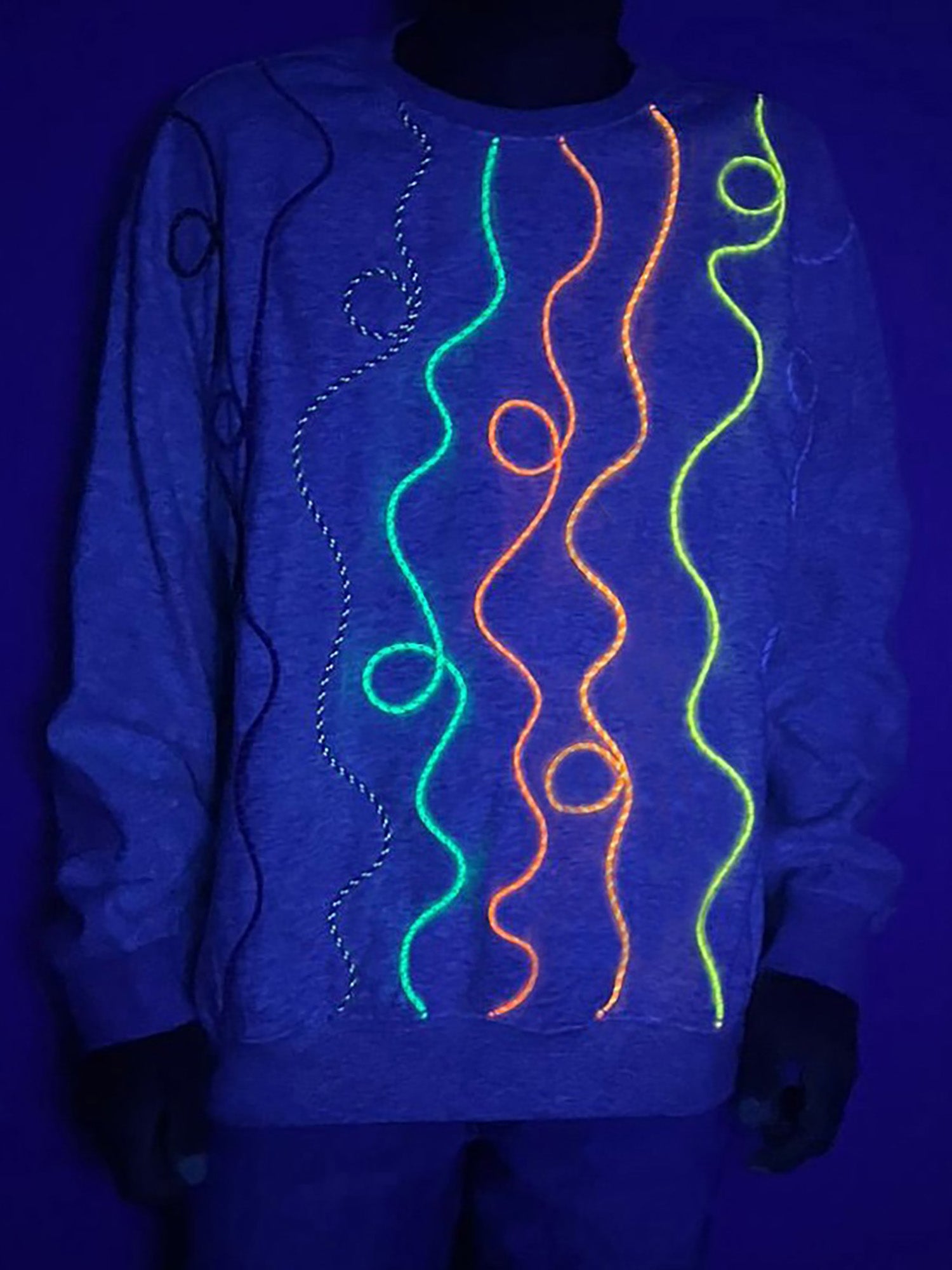 Sweatshirt cinzento claro mesclado