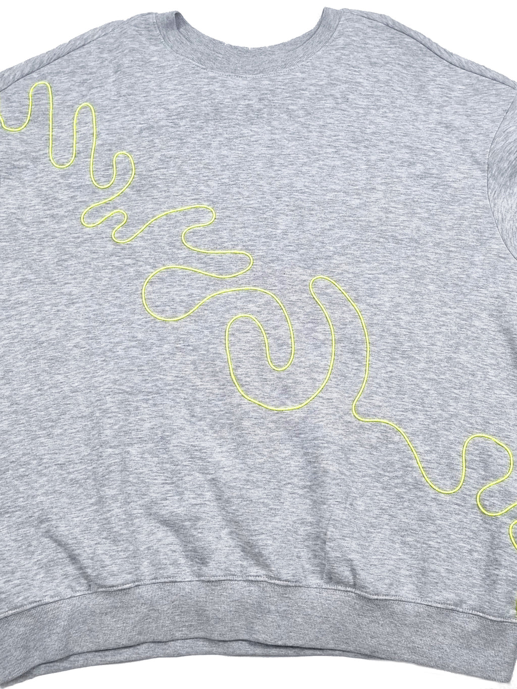 Sweatshirt cinzento claro mesclado