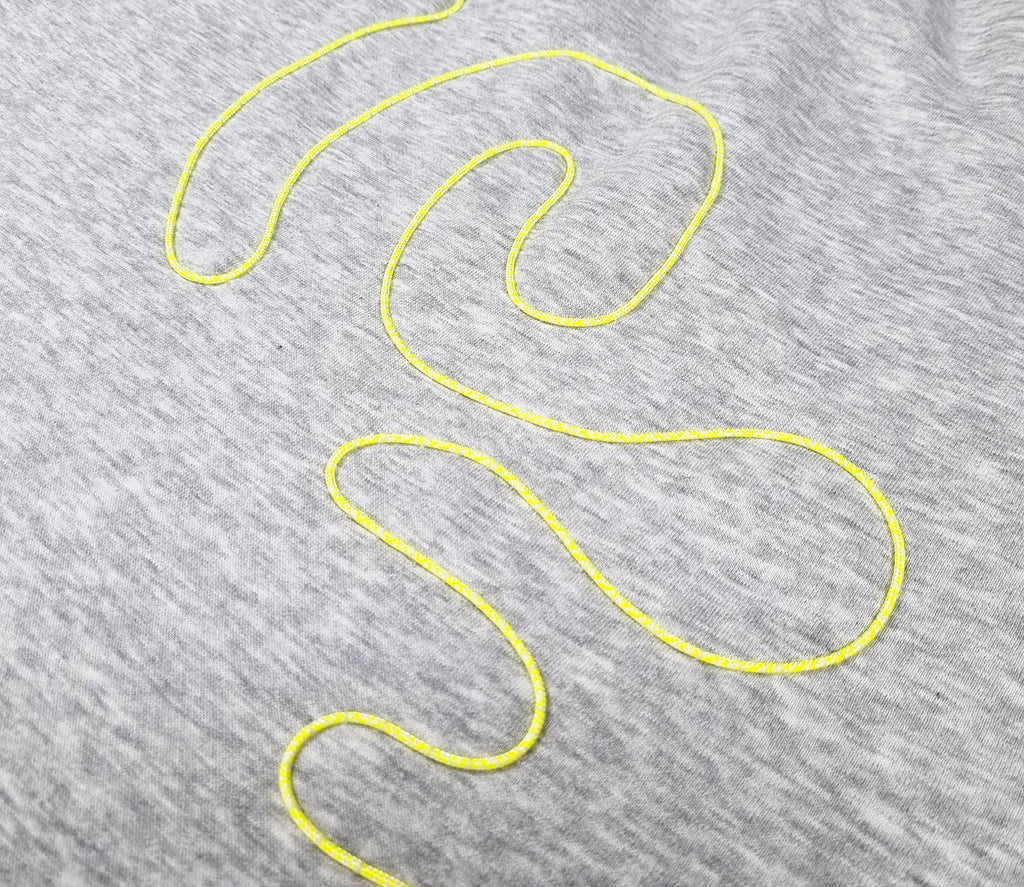 Sweatshirt cinzento claro mesclado