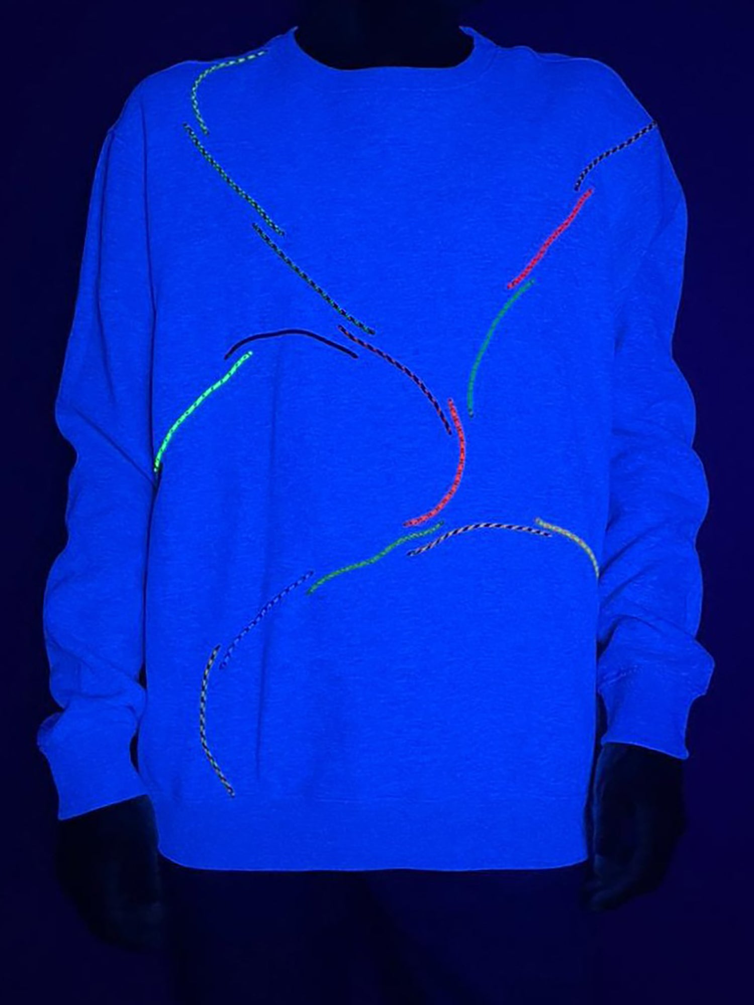 Sweatshirt cinzento claro mesclado