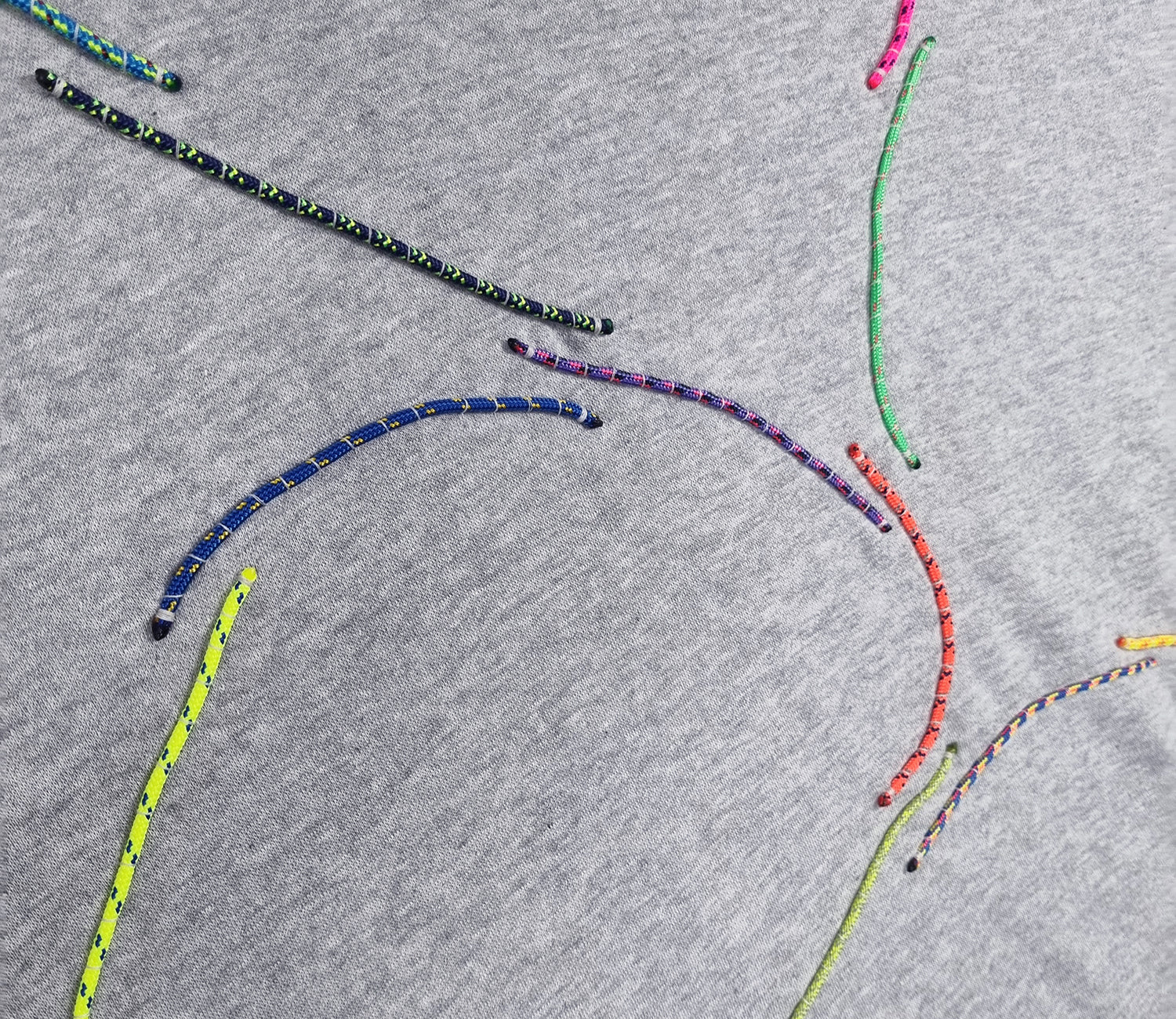 Sweatshirt cinzento claro mesclado