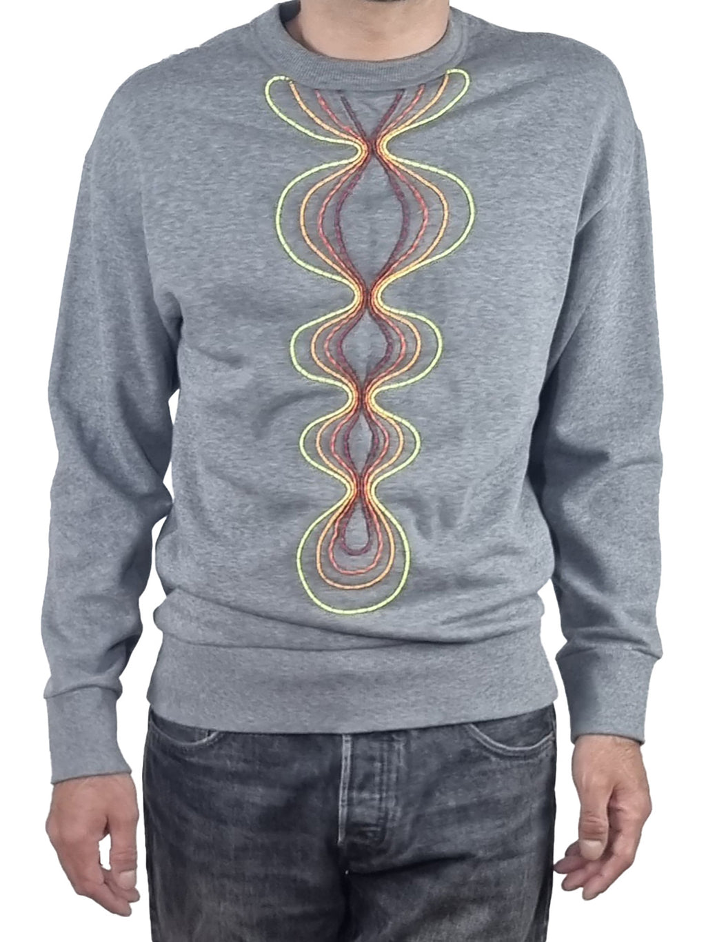 Sweatshirt cinzento mesclado