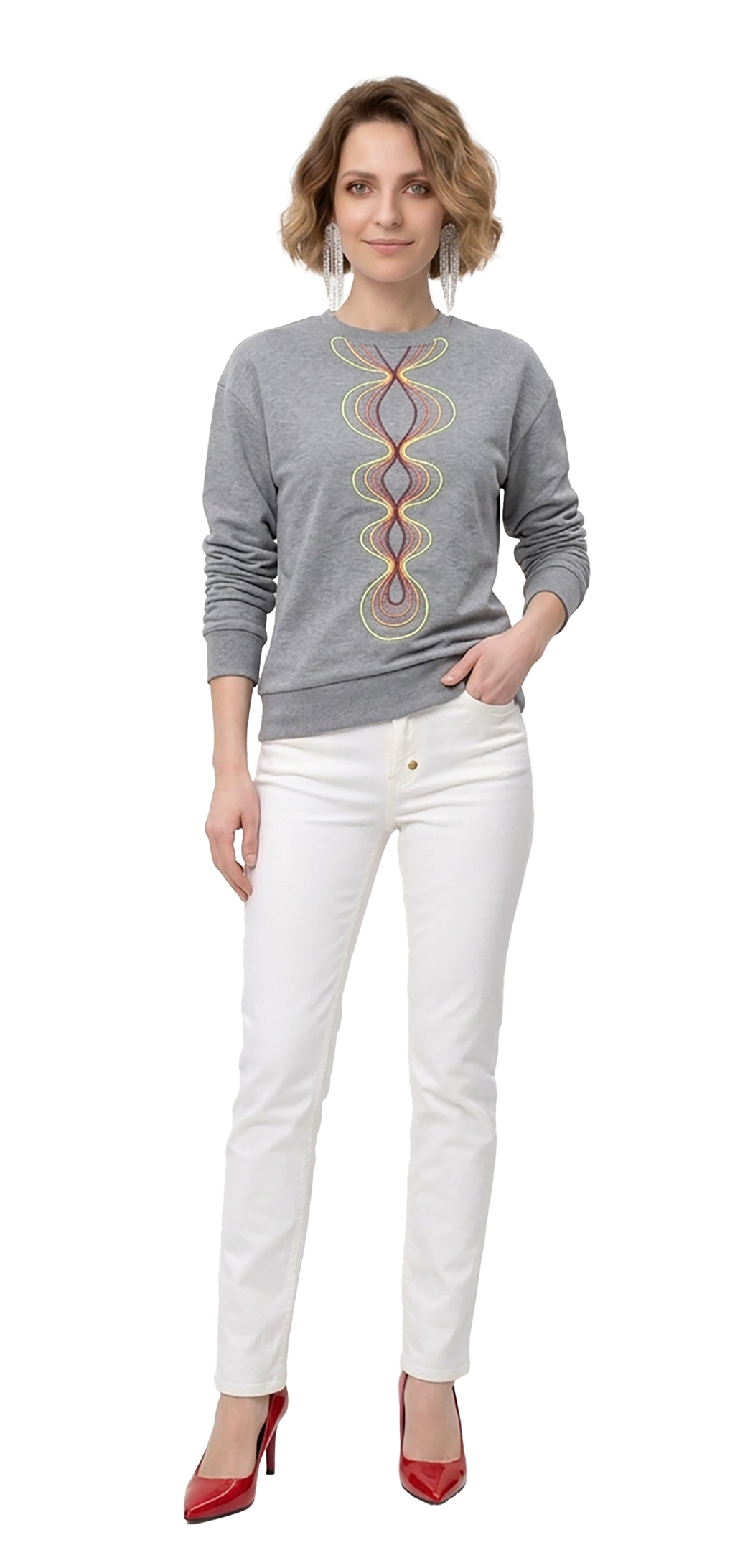 Heather gray Sweatshirt