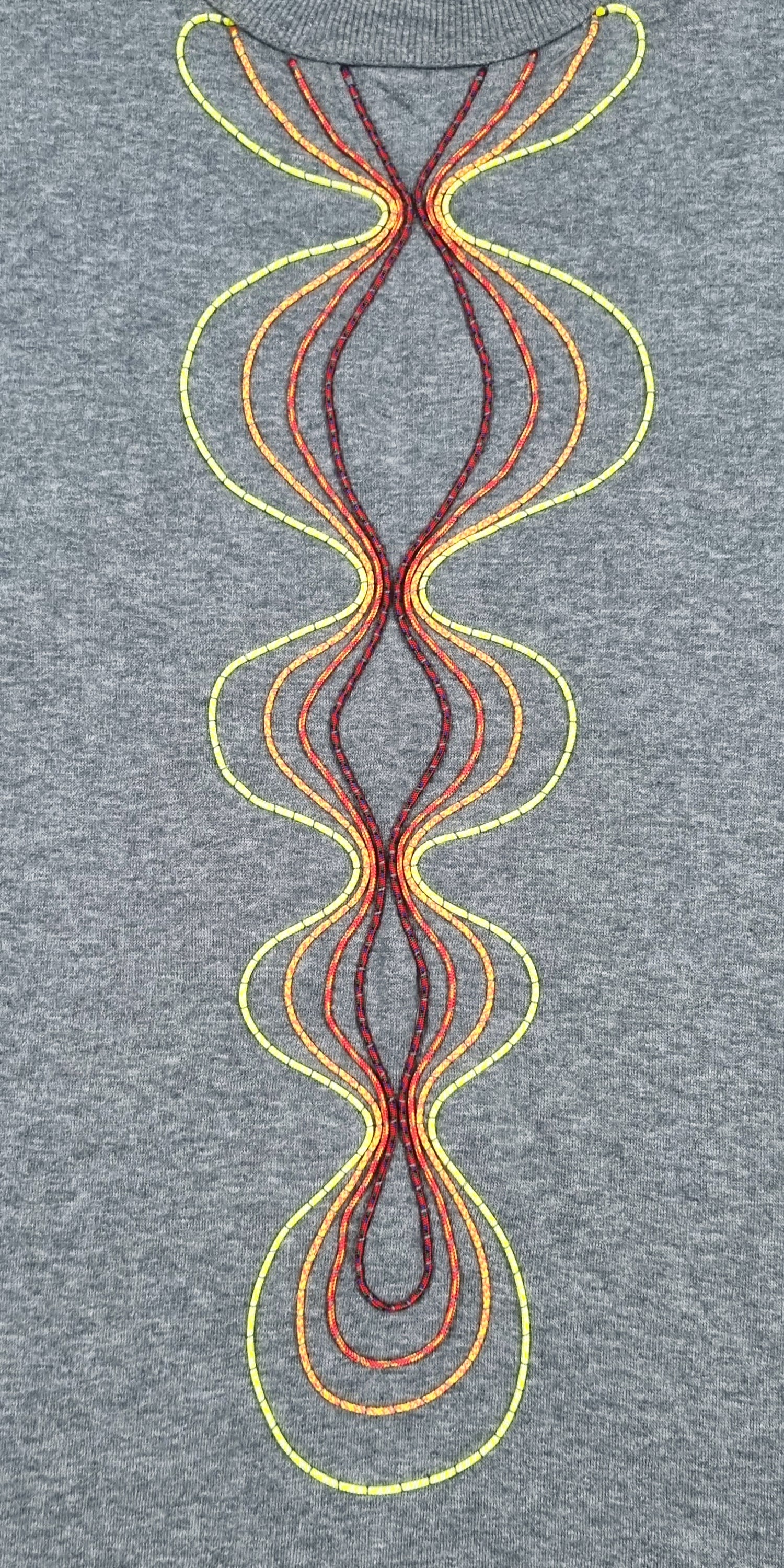 Sweatshirt cinzento mesclado