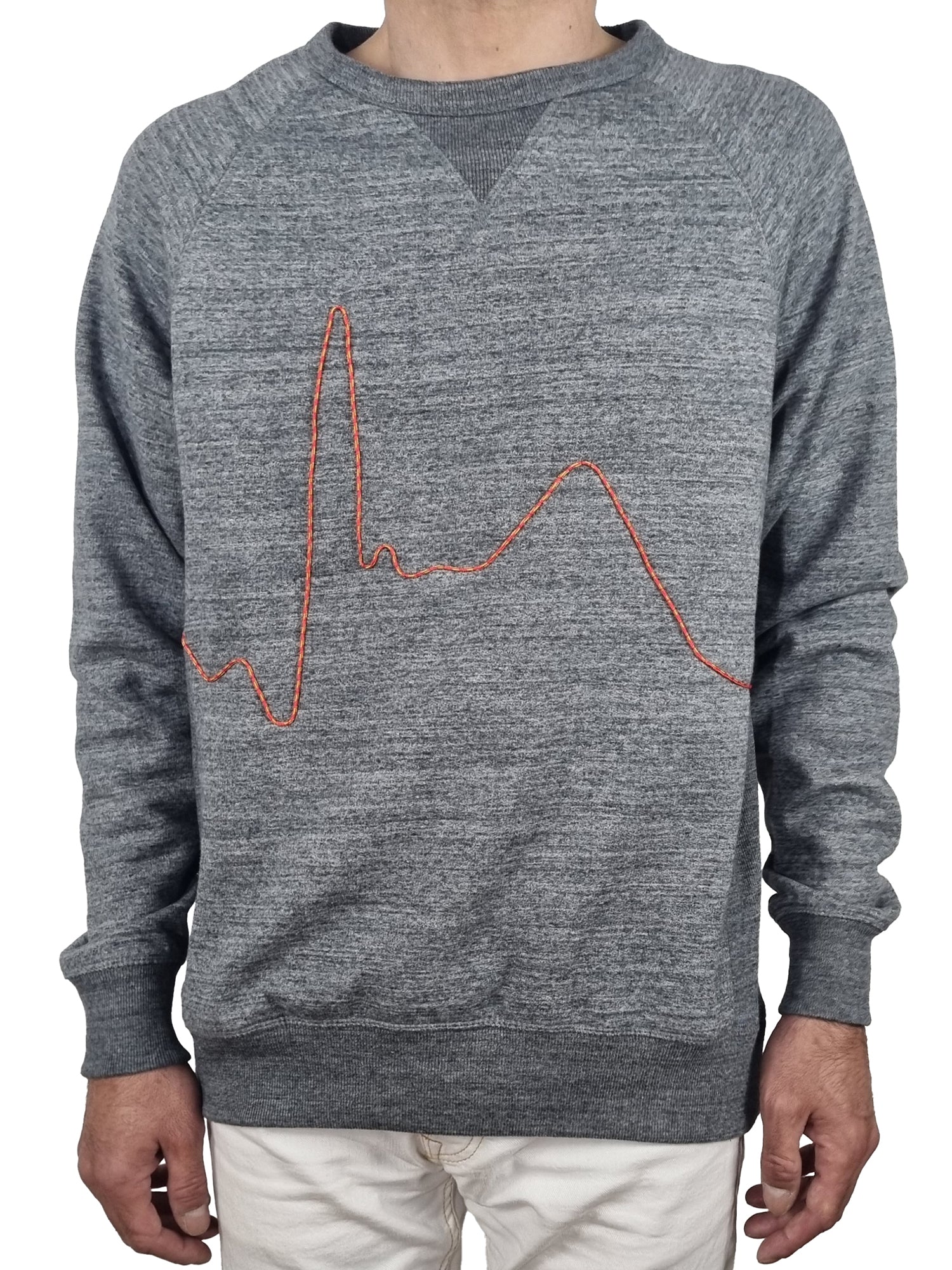 Sweatshirt cinzento mesclado