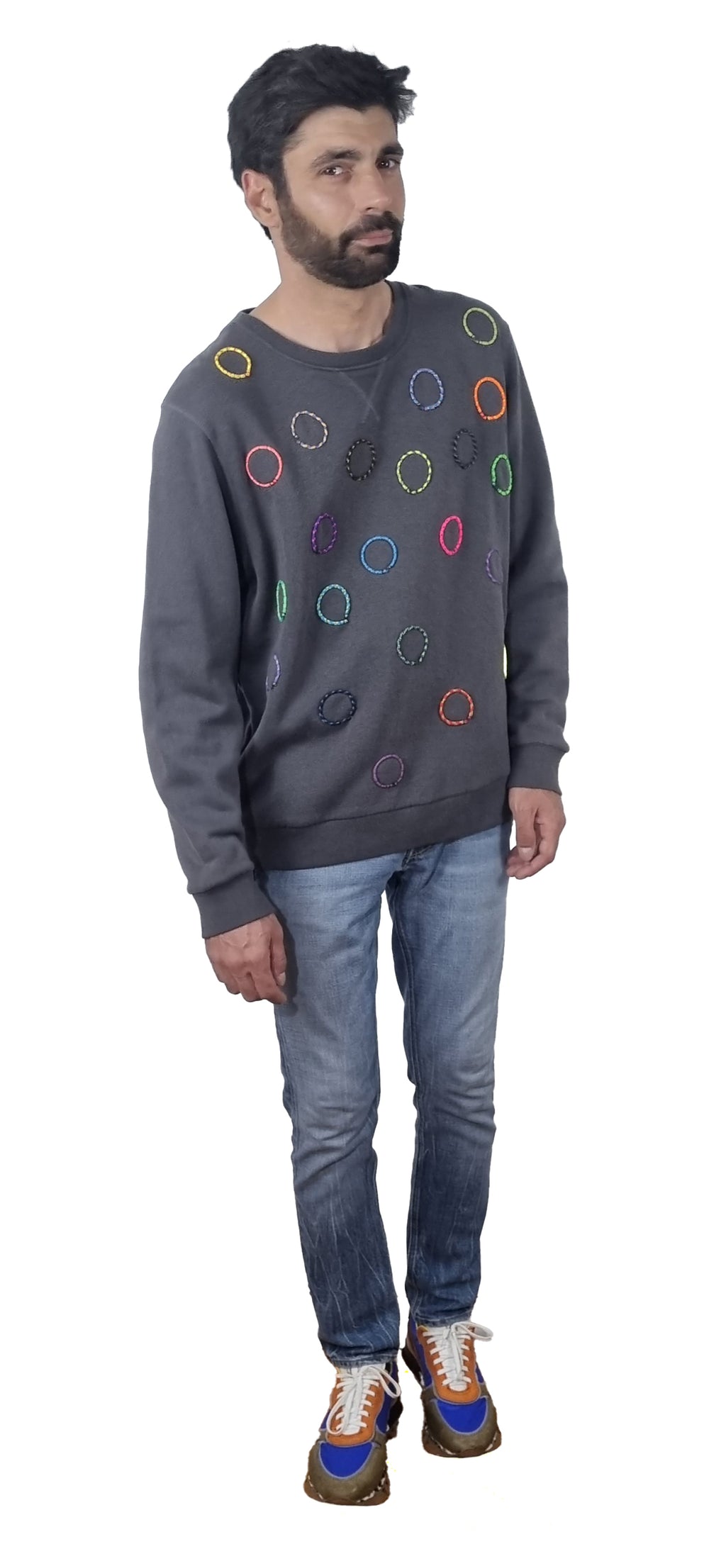 Sweatshirt cinzento escuro