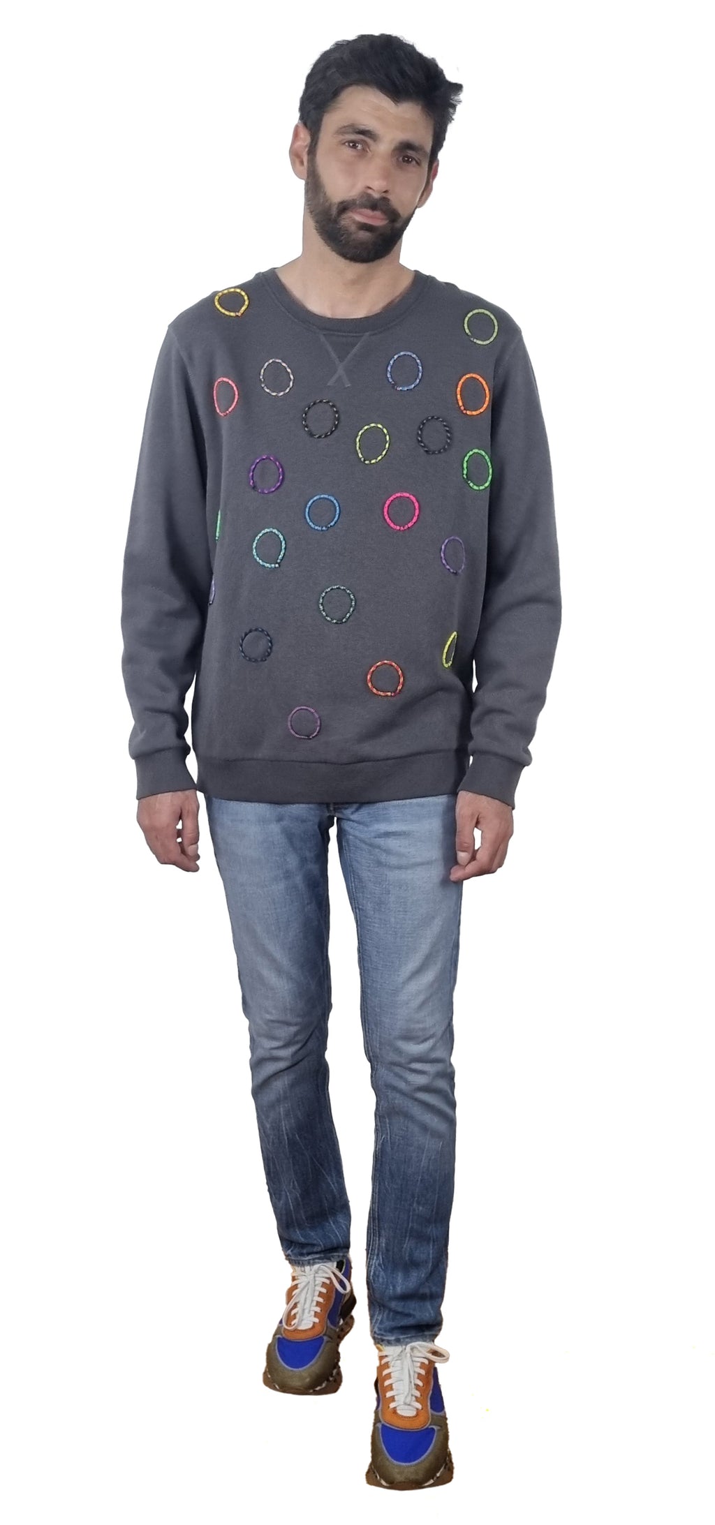 Sweatshirt cinzento escuro
