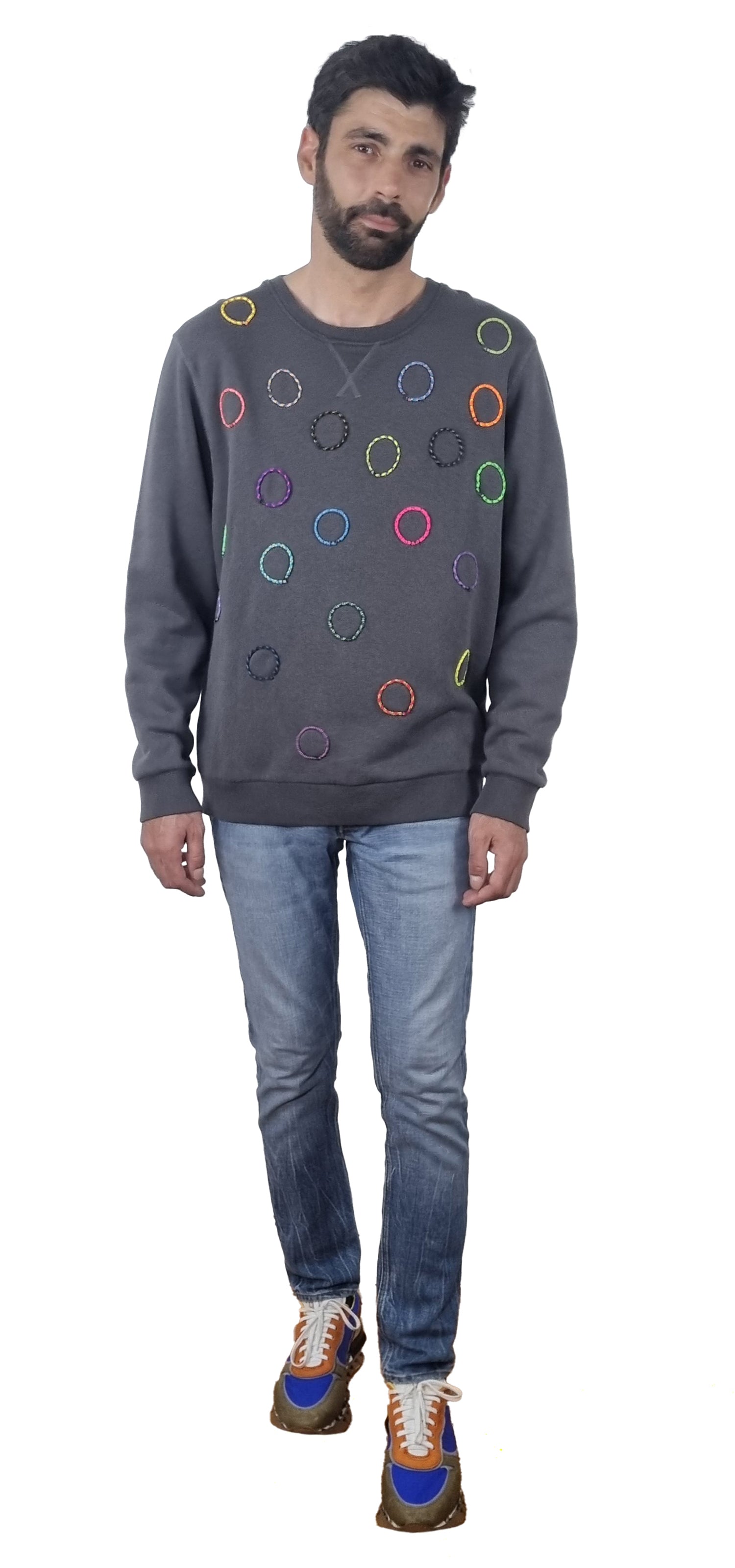 Sweatshirt cinzento escuro