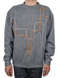Sweatshirt cinzento escuro mesclado