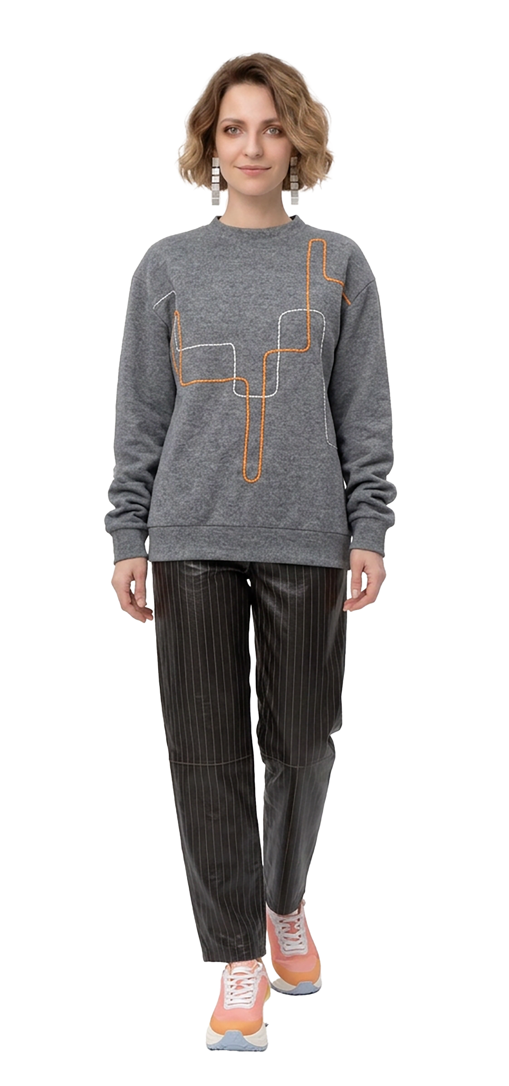 Dark gray heathered Sweatshirt